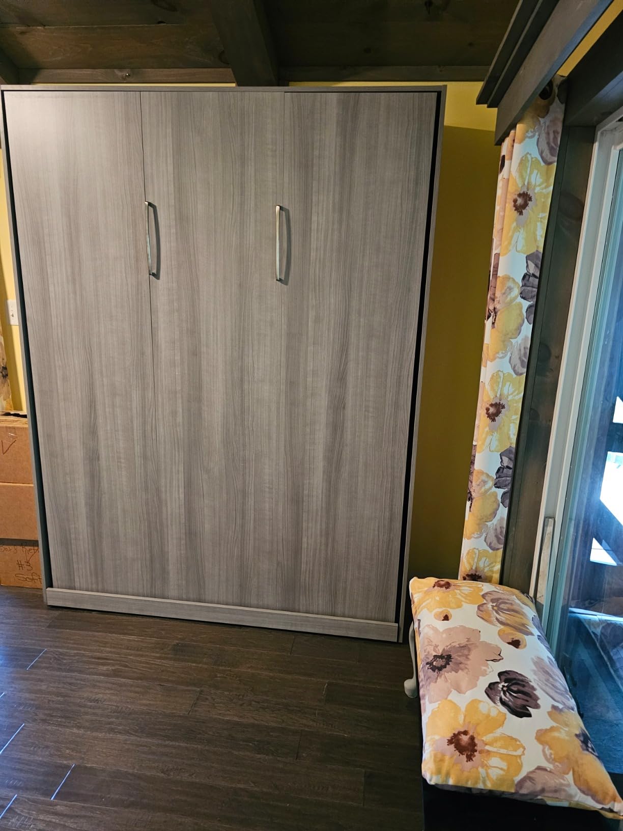 Bestar Queen Murphy Bed, White, Claremont, 65W customer photo 1