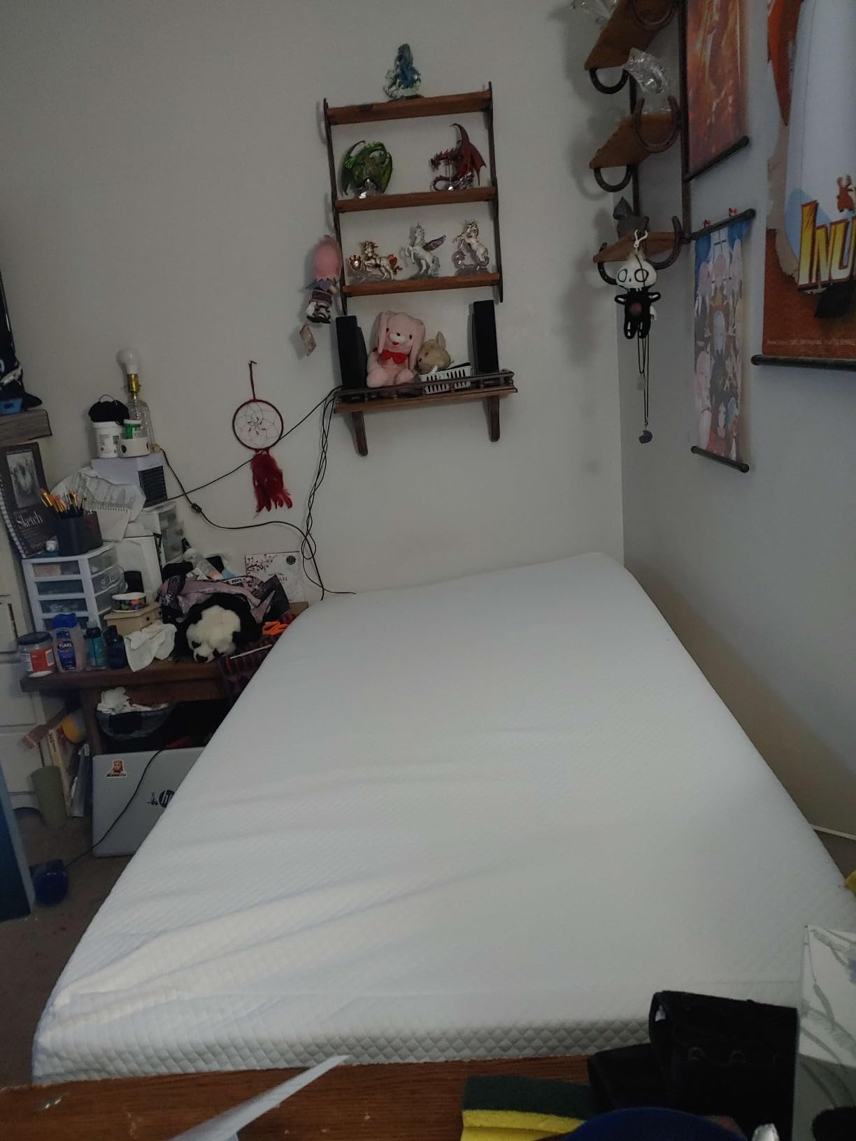 FDW | 14 Inch Queen Mattress | Medium Firm | Gel Memory Foam | White customer photo 2