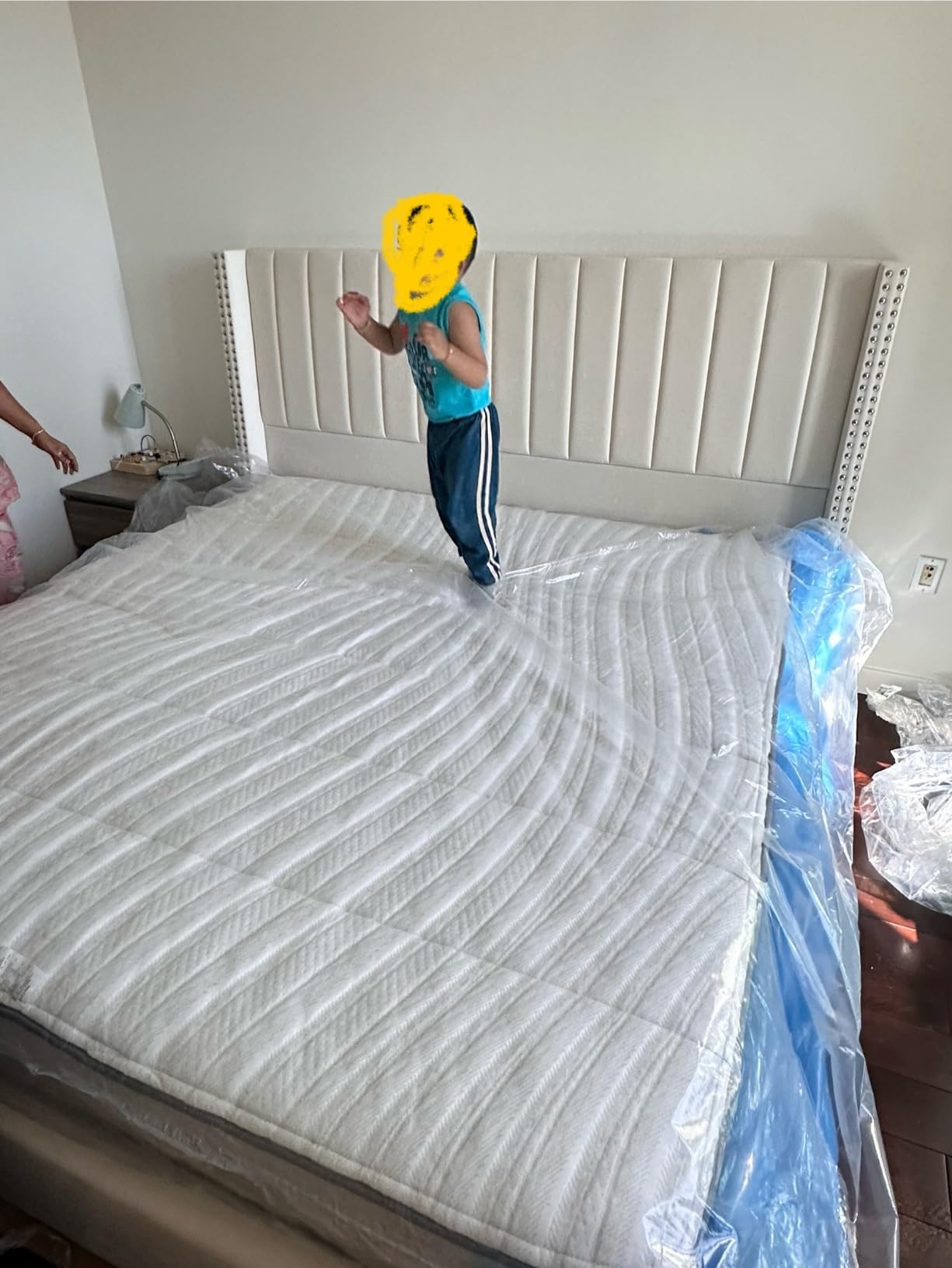 Ethical Mattress CO 10-inch Mattress, Organic & Toxin-Free, King Size | Medium Firm Hybrid, Bed-in-a-Box, Made in the USA with Organic Cotton, Wool, Latex & Pocketed Coil Springs customer photo 2