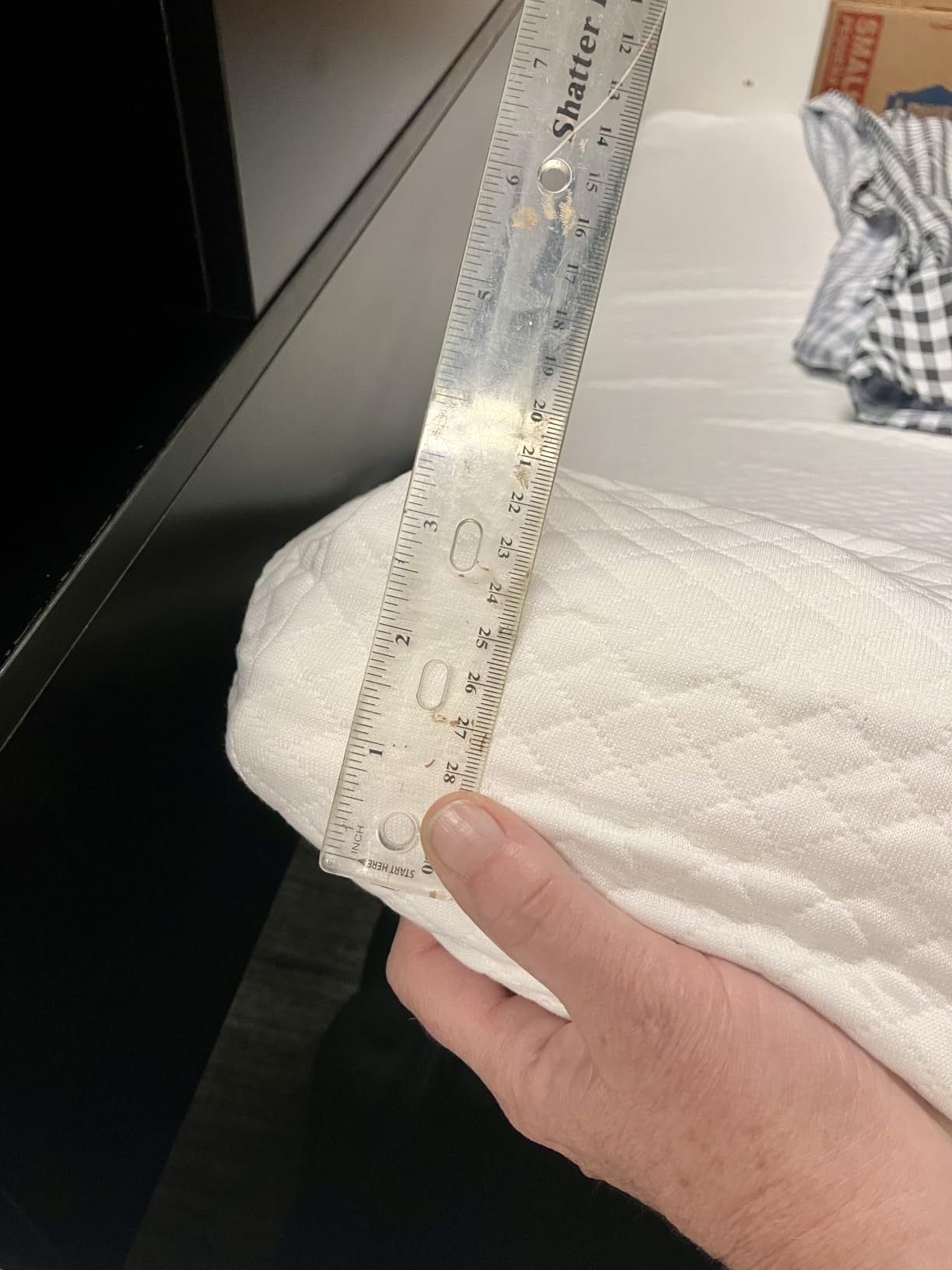 FDW | 8 Inch Twin XL Mattress | Medium Firm | Gel Memory Foam | White customer photo 2