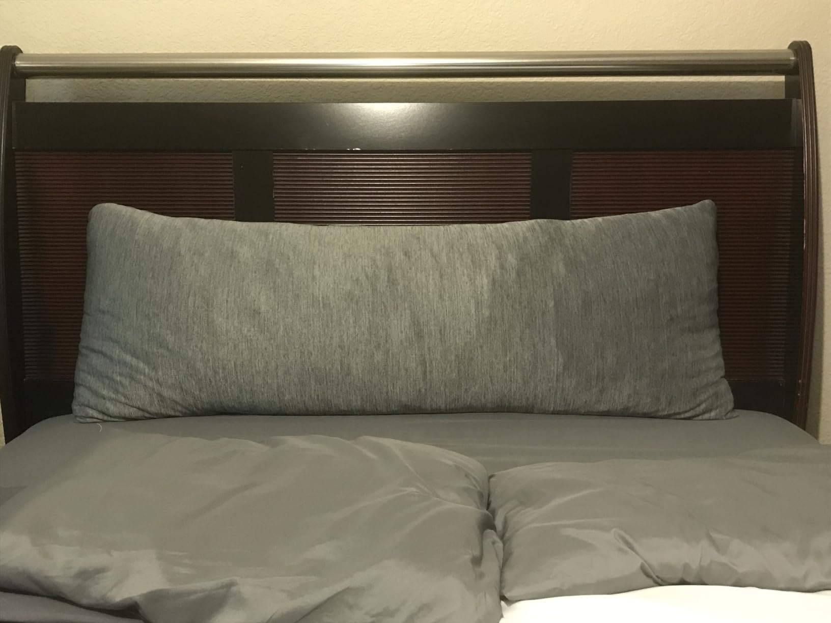 1 MIDDLE ONE Body Pillow, Memory Foam Body Pillows for Adults Sleeping, Long Pillow for Bed, Big Large Firm Full Body Pillow for Side Sleeper, 20x54 Inch, White customer photo 1