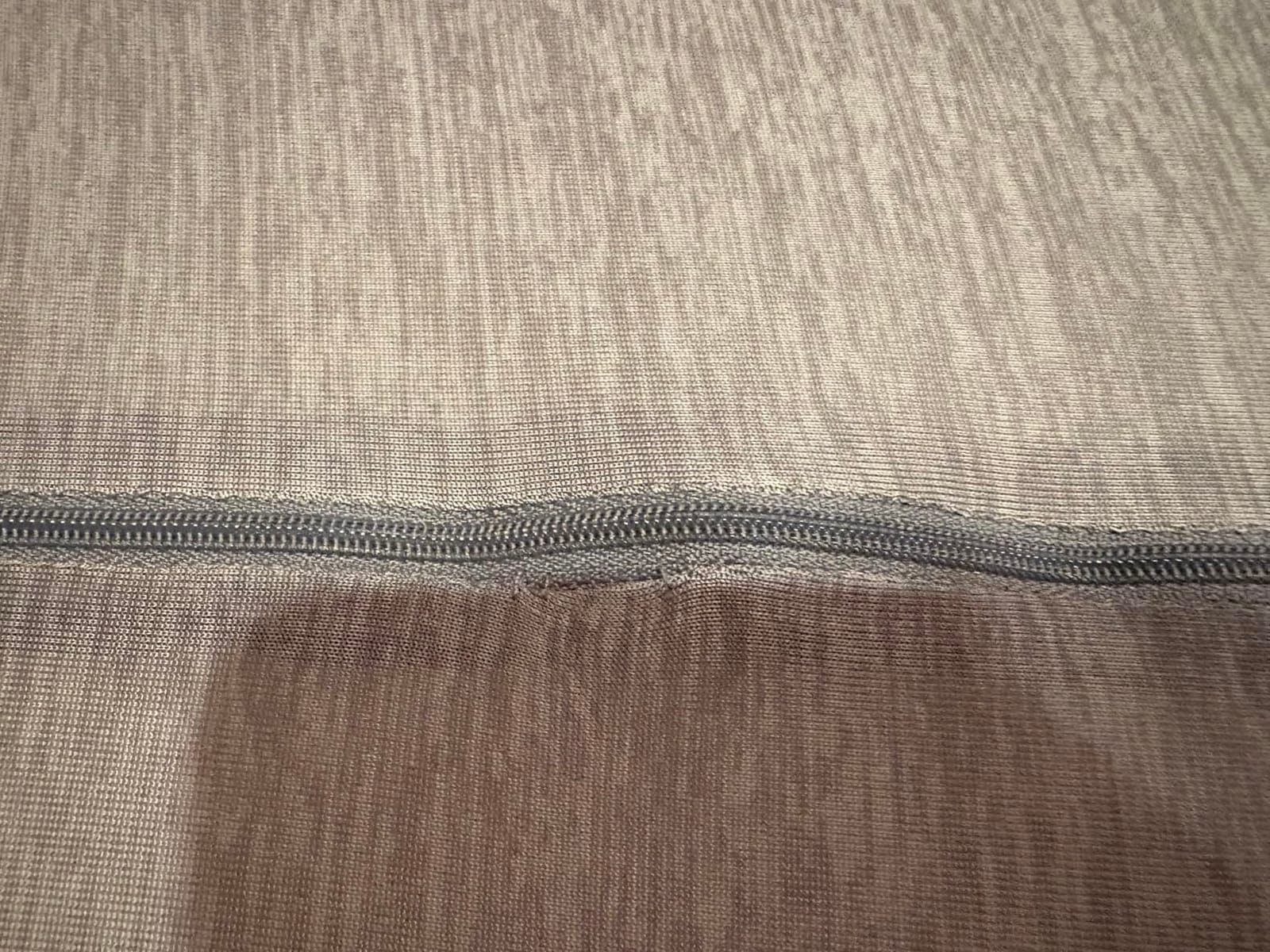 5 STARS UNITED Knee Pillow for Back Sleeping – Half Moon Bolster Pillow for Legs, Under Knee Pillow for Sleeping on Back, Memory Foam Leg Pillow for Back Pain, Arctic Gray customer photo 2