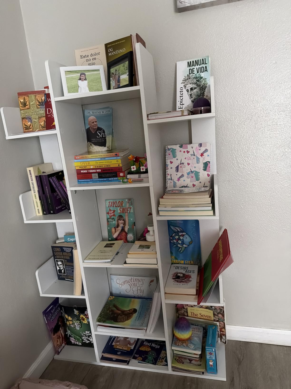 VASAGLE 5-Tier Bookcase, Open Storage, 27.6 x 9.5 x 62.6 Inches customer photo 2