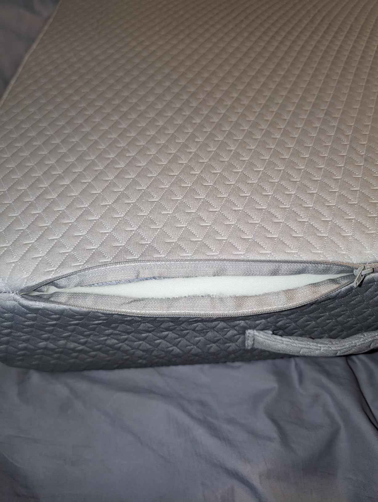 Ruqmuis Wedge Pillow for Acid Reflux, Bed Wedge Pillow for Headboard 10