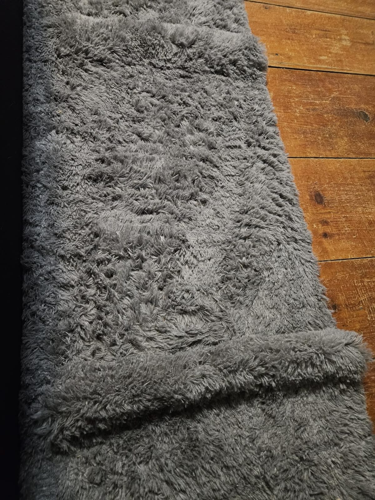 Fluffy Area Rug for Bedroom 5x7 Grey - Soft Shag Dorm Decor Carpet customer photo 1