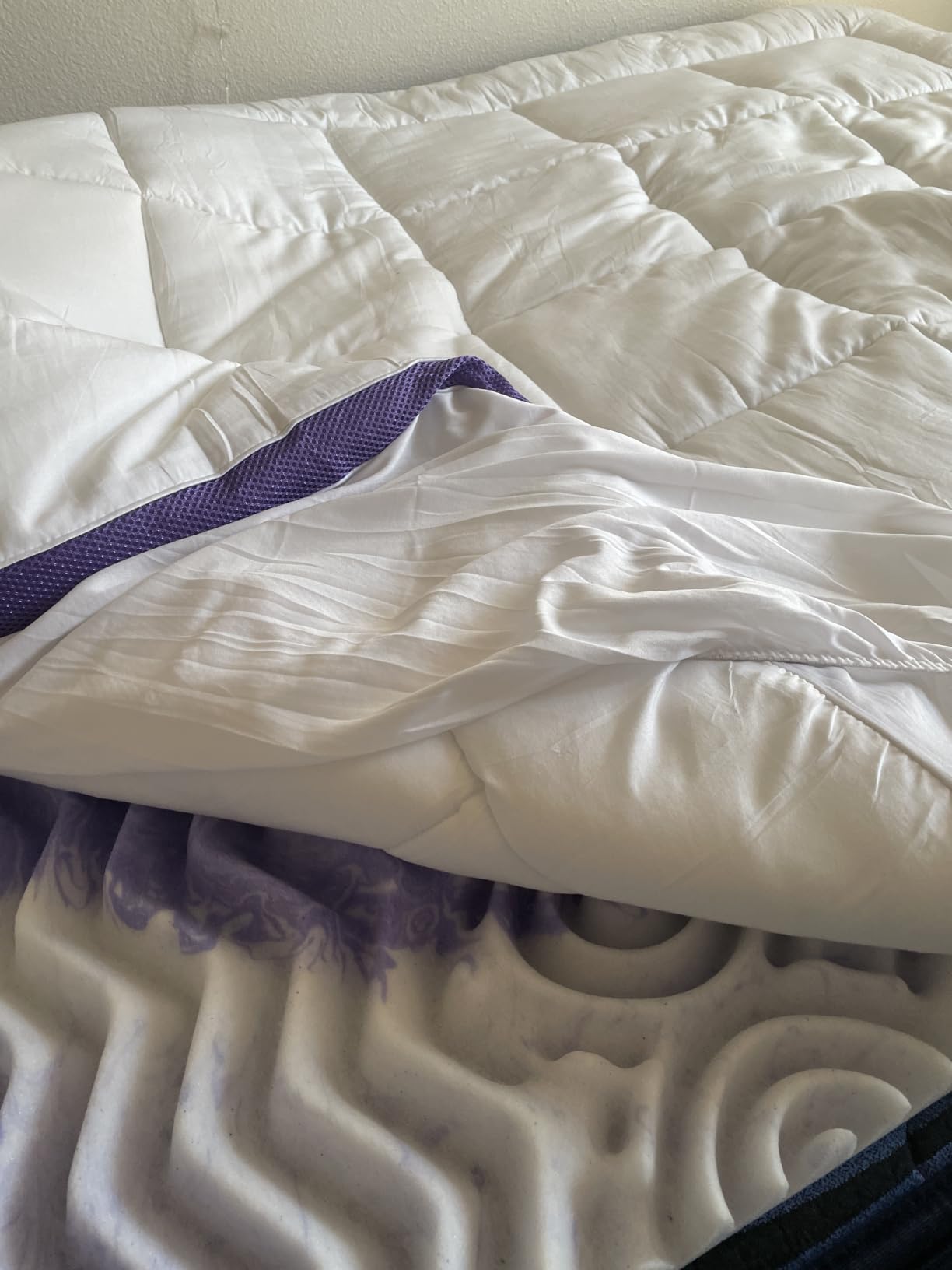 ChiXpace Dual Layer 4 Inch Memory Foam Mattress Topper Queen customer photo 1