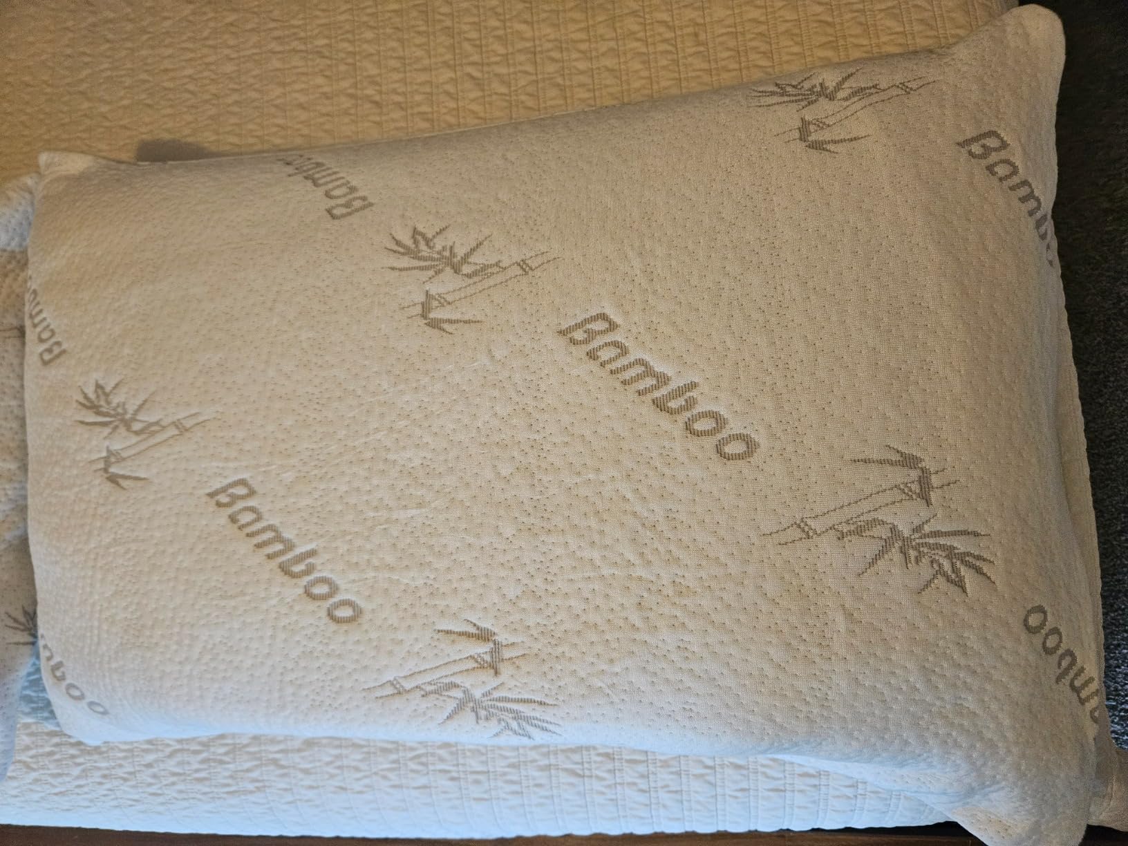 Cloud-Like Pillow Protectors with Zipper Standard Size - Breathable Cooling Pillow Covers for Hot Sleeprers - 100% Resistant to Stains, Dust & Dirt (White 2-Pack) customer photo 1