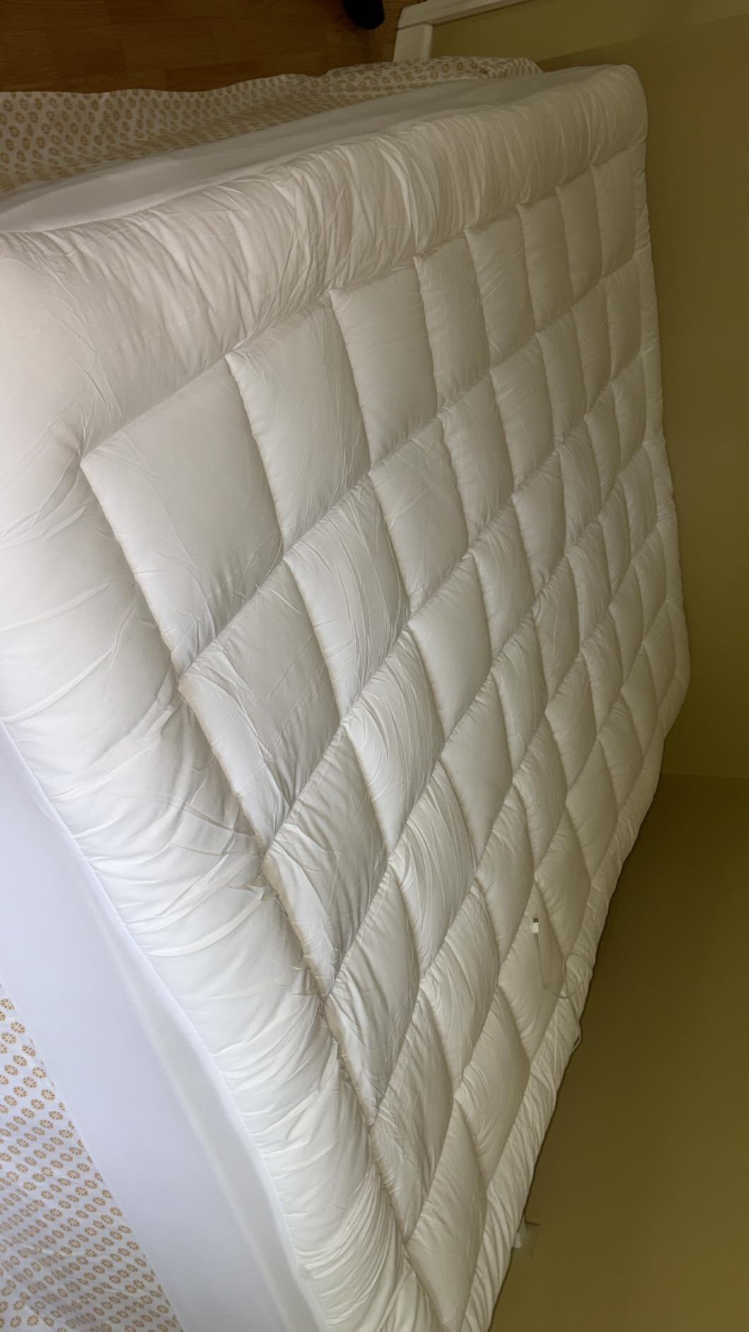 Niagara Sleep Solution 100% Cotton Top Cooling Mattress Topper - Queen Size | Cloud-Like Mattress Pad, Breathable, 20
