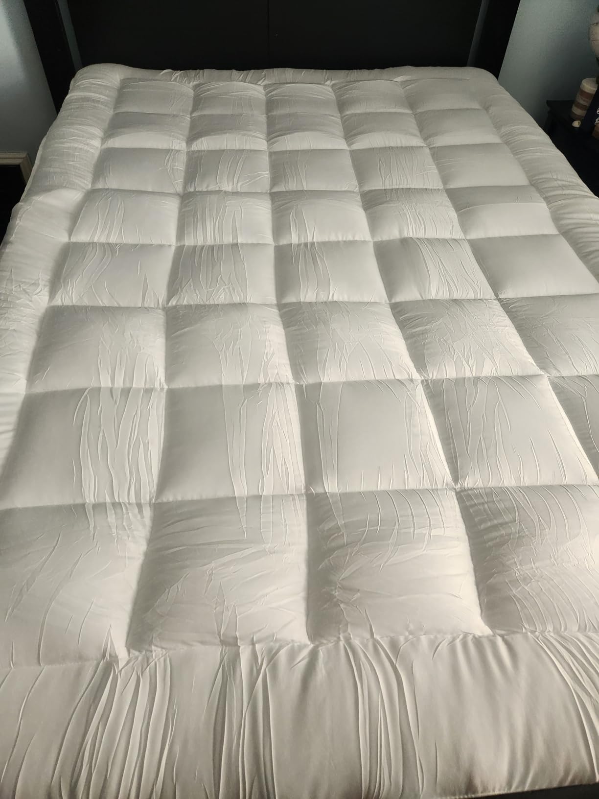 Niagara Sleep Solution 100% Cotton Top Cooling Mattress Topper - Queen Size | Cloud-Like Mattress Pad, Breathable, 20