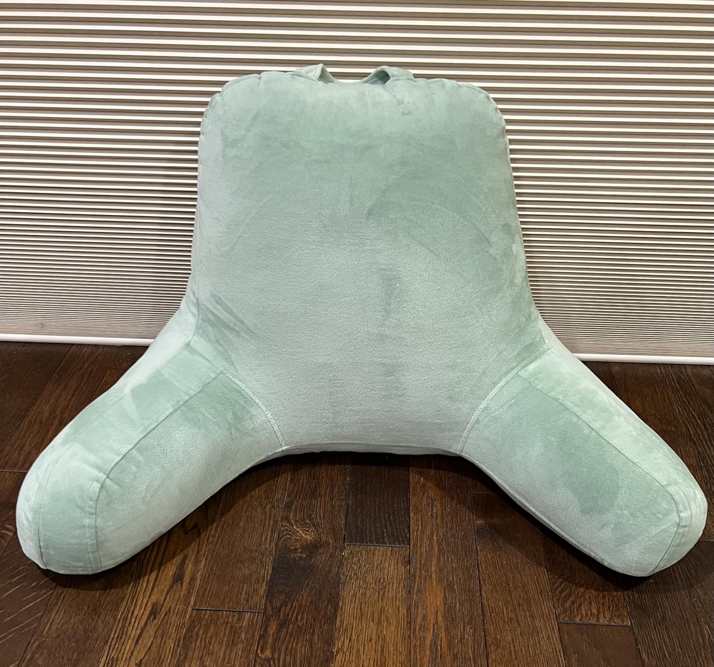 Sasttie Reading Pillow for Bed, Back Pillow for Sitting Up, Dark Grey customer photo 2