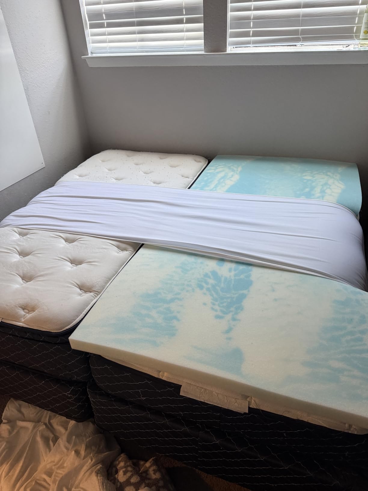 Briliantwerk Twin to King Bed Converter | Smart Bed Bridge | No Slipping customer photo 2