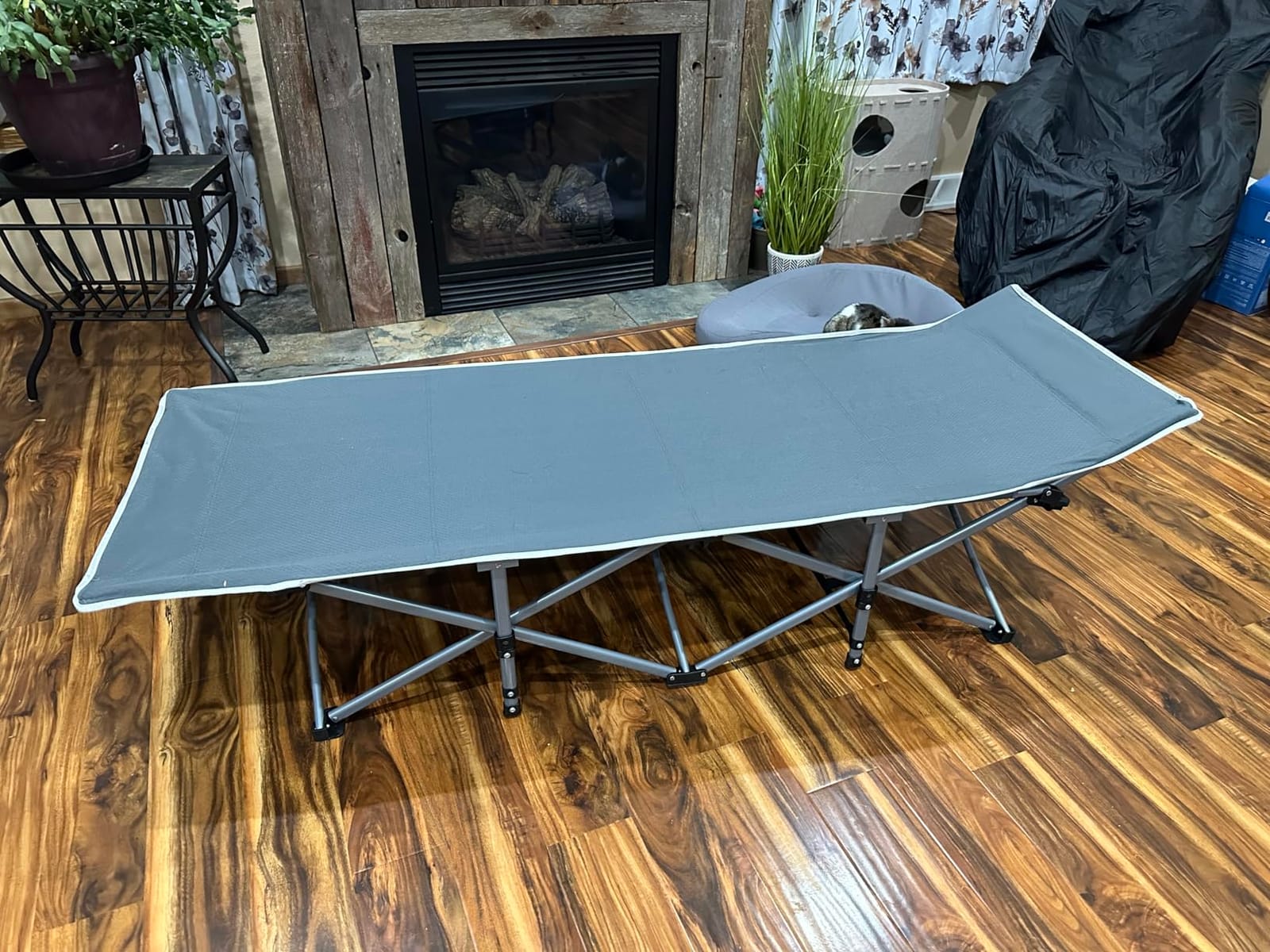 Slendor Camping Cot for Adults, Portable Folding Cot w/Carry Bag, 500lbs customer photo 2