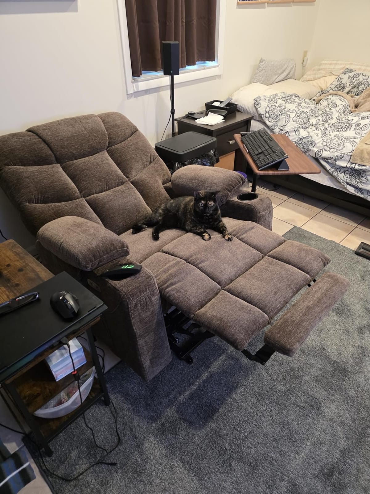 MCombo Power Lift Recliner Chair for Elderly, Fabric 7287 (Oatmeal, Medium) customer photo 1