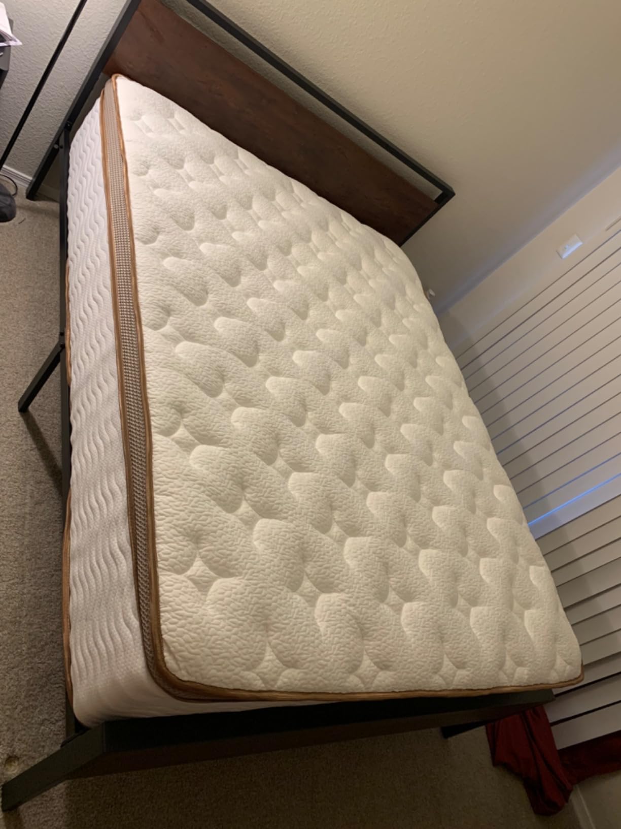 BedStory Queen Mattress 14 Inch - Firm Hybrid Mattress with Orthopedic Spinal Support for Back Pain - 2.0mm Advanced Pocket Spring and Motion Isolation Technology, CertiPUR-US Certified customer photo 1