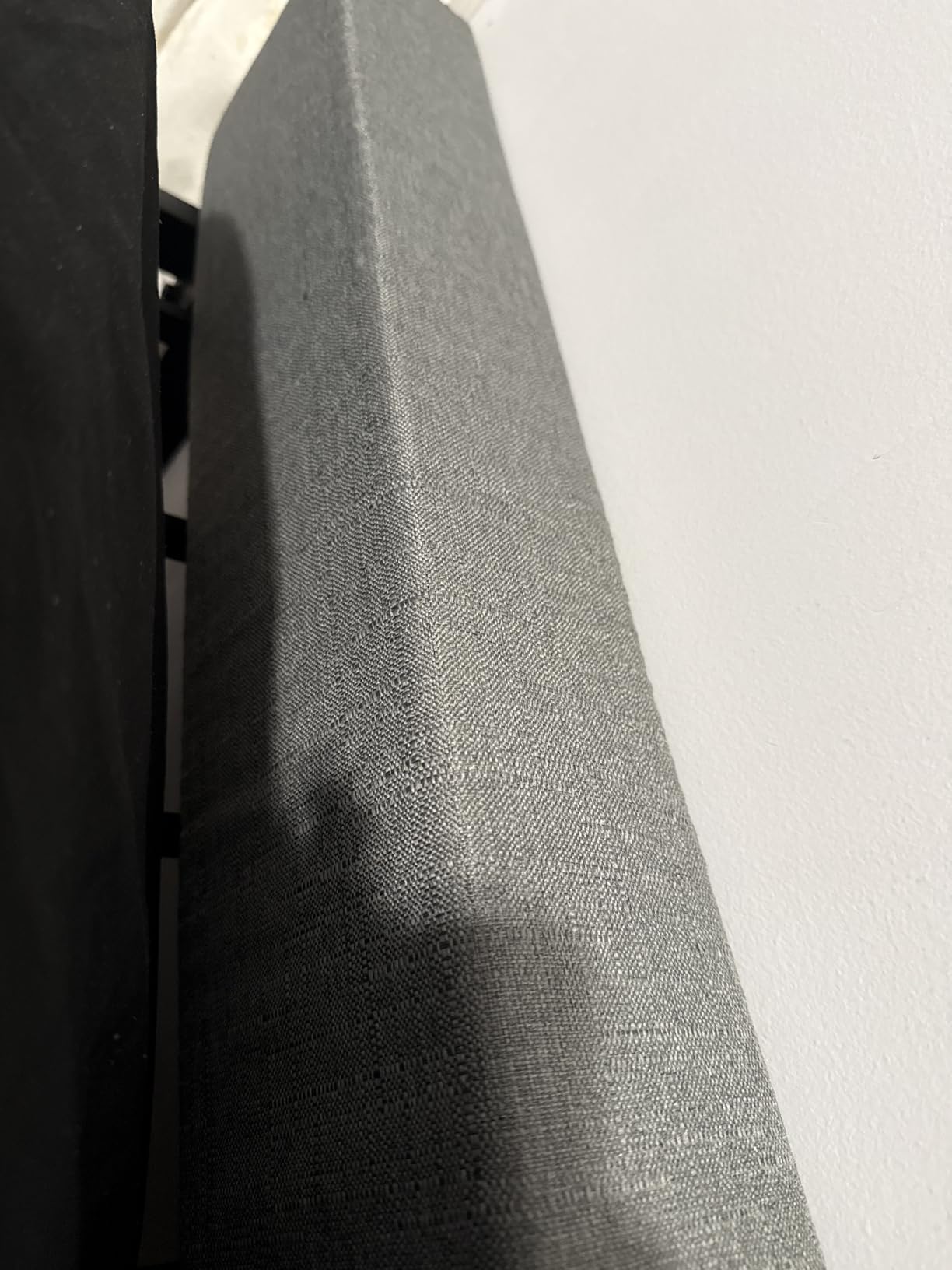 Bed Gap Filler, High-Density Bed Crack Spacer, Mattress Extender & Wedge, Dark Gray, 60