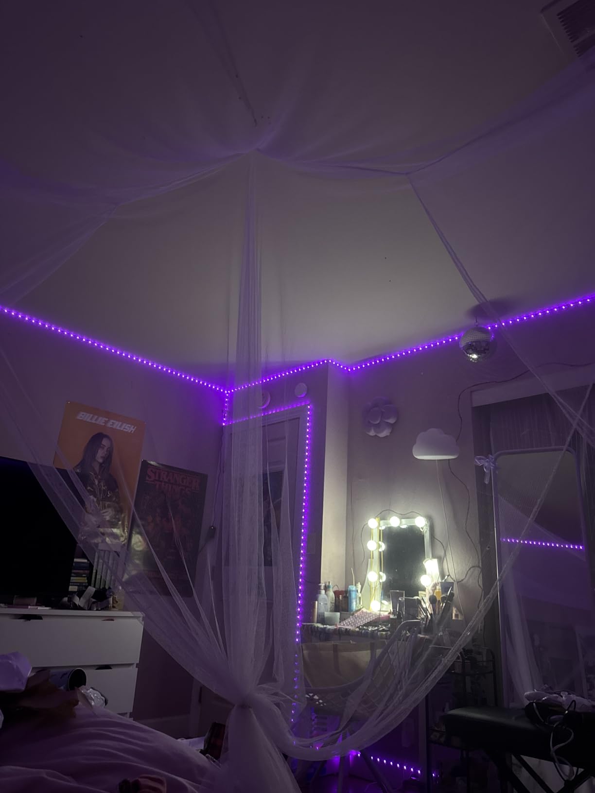 LED Lights for Bedroom, 65.6FT IC RGB LED Strip Lights, Smart Control | Color Changing, Multiple Colors Chasing Effects, APP & Remote Control, Timer Function, Music Sync Lights for Party, Kitchen customer photo 2