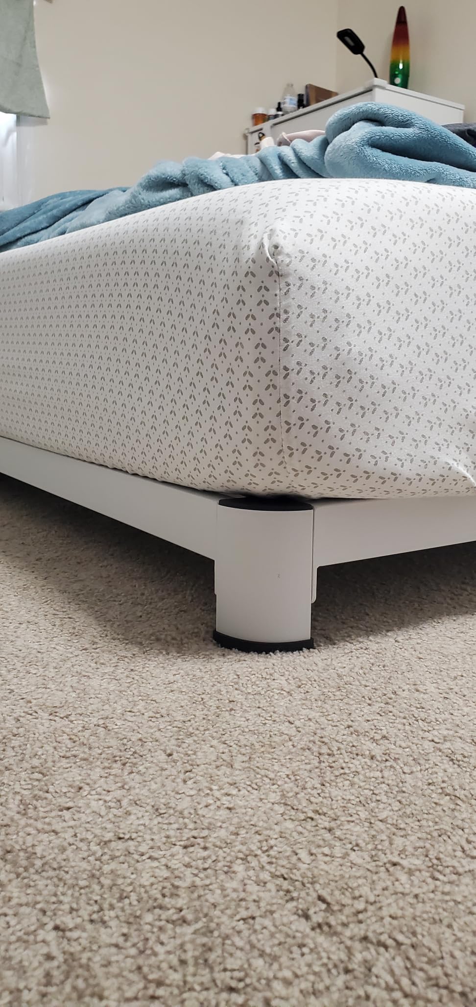 Superay 12 Inch Full Metal Bed Frame with Rounded Leg, Mattress Stopper customer photo 1