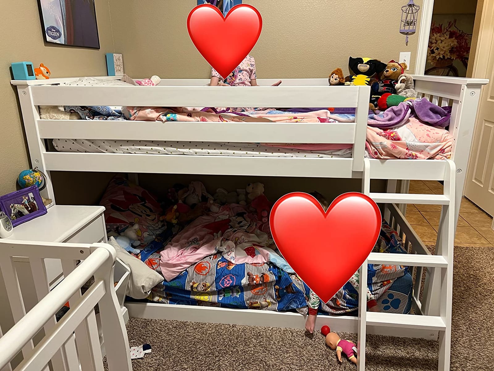 Max & Lily Fundamental Twin Low Bunk Bed, Kids Solid Wood Modern Bed Frame with Strong Wooden Slats, Non-Toxic Finishes, High Weight Capacity, Natural customer photo 1
