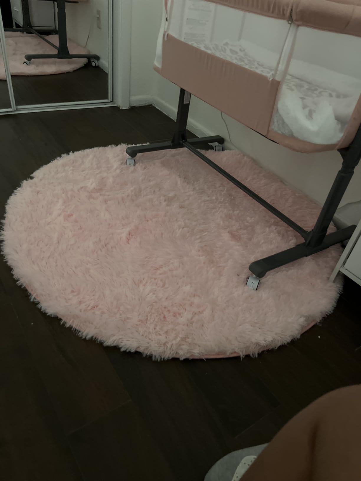 OLANLY 5x8 Machine Washable Large Area Rugs for Living Room, Bedroom, Soft Fluffy Shaggy Bedside Rug, Indoor Floor Carpet for Kids Girls and Boys, Dorms, Nursery, Home Decor Aesthetic, Grey customer photo 2