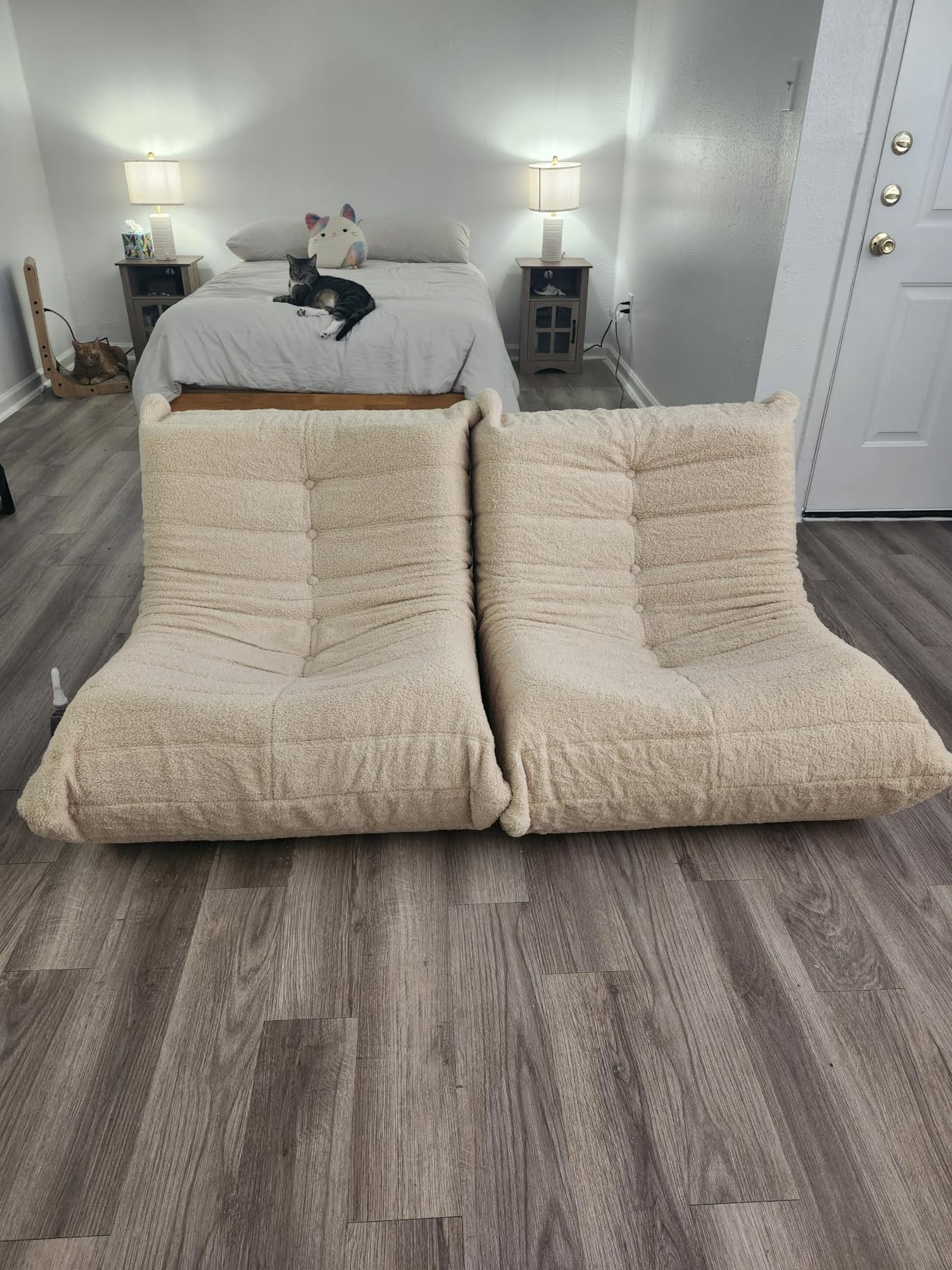 Hobestluk Big Bean Bag Chairs for Adults Fireside BeanBag Couch Togo Sofa customer photo 1