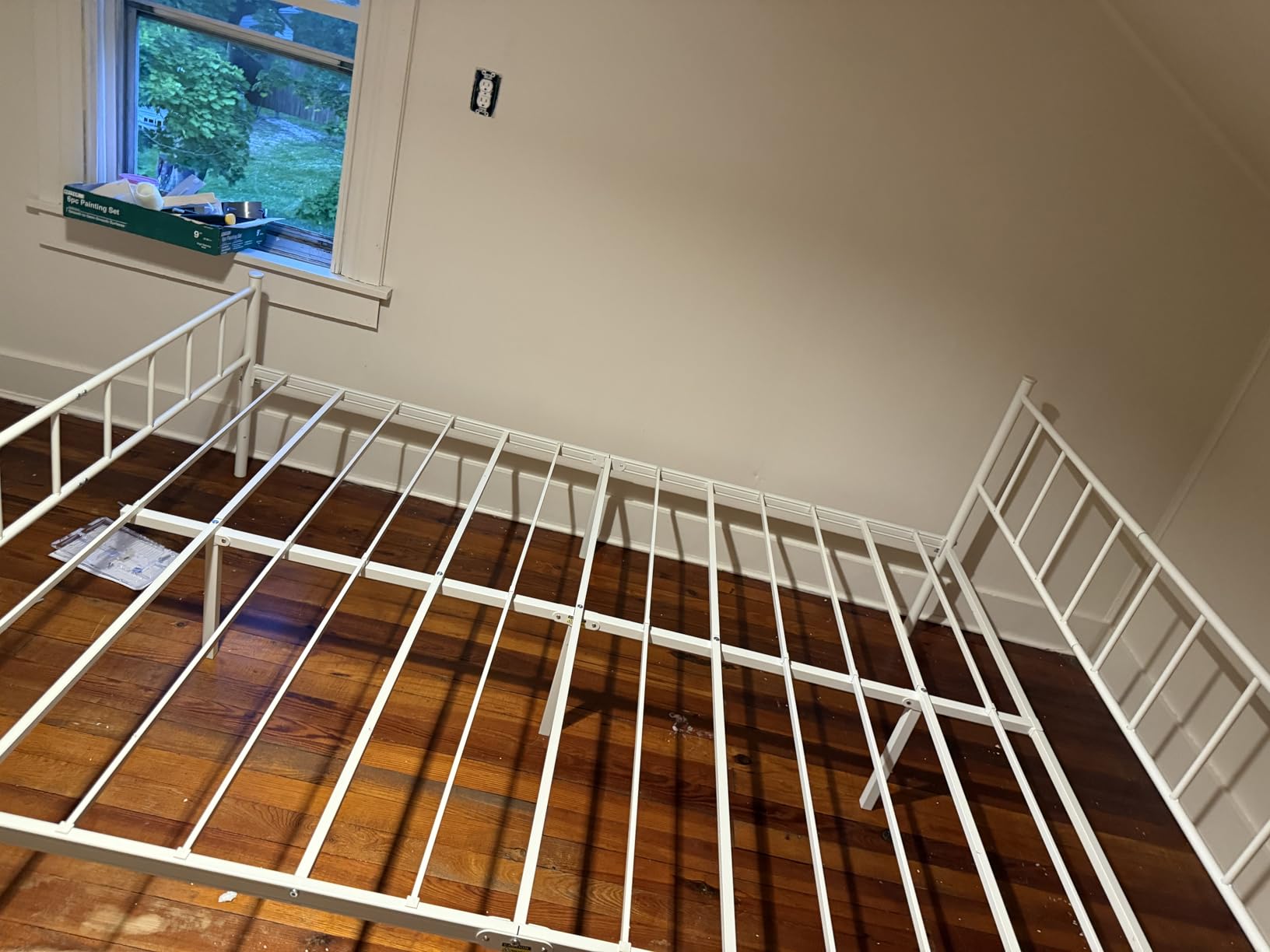 Metal Platform Twin Size Bed Frame, Black | Headboard and Footboard , Sturdy Steel Slats Support , No Box Spring Needed Easy Assembly customer photo 2