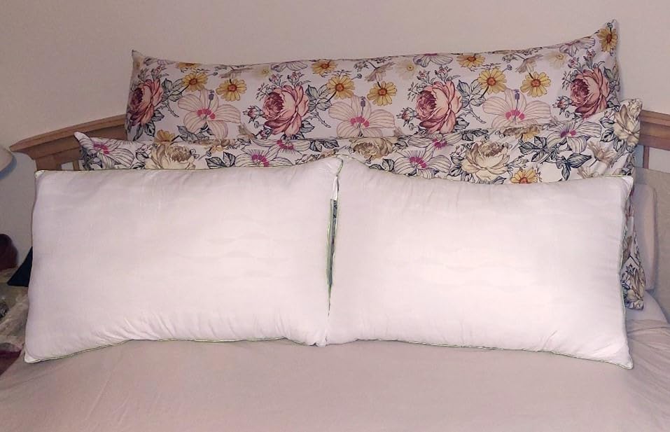 Bed Pillows Standard Size Set of 2,for Sleeping,Down Alternative Fill customer photo 2