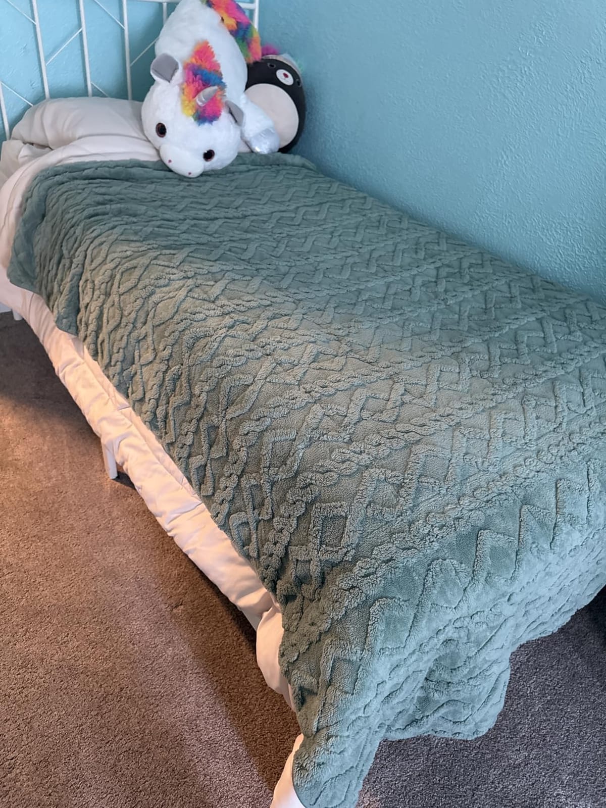 Ultra Soft Sherpa Weighted Blanket for Adults, 60