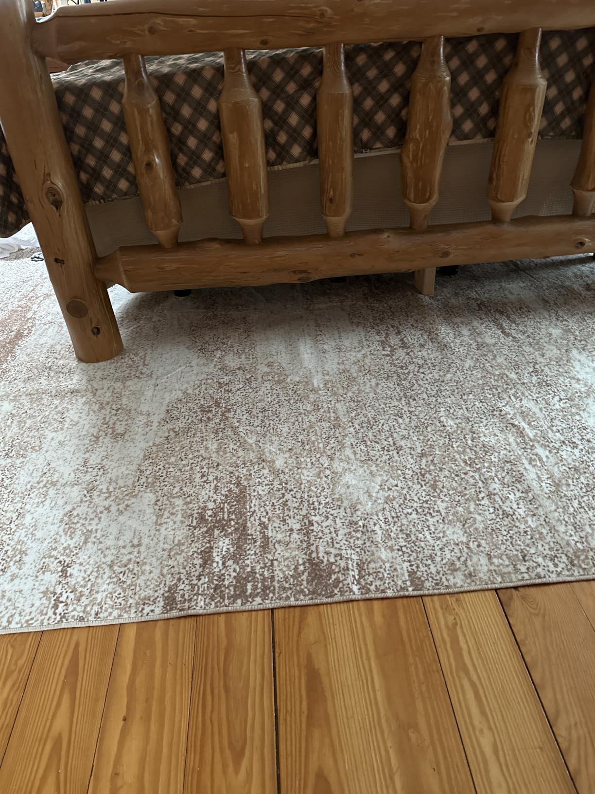 PLHXFR 8x10 Area Rug Living Room: Modern Abstract Washable Carpet Grey customer photo 2