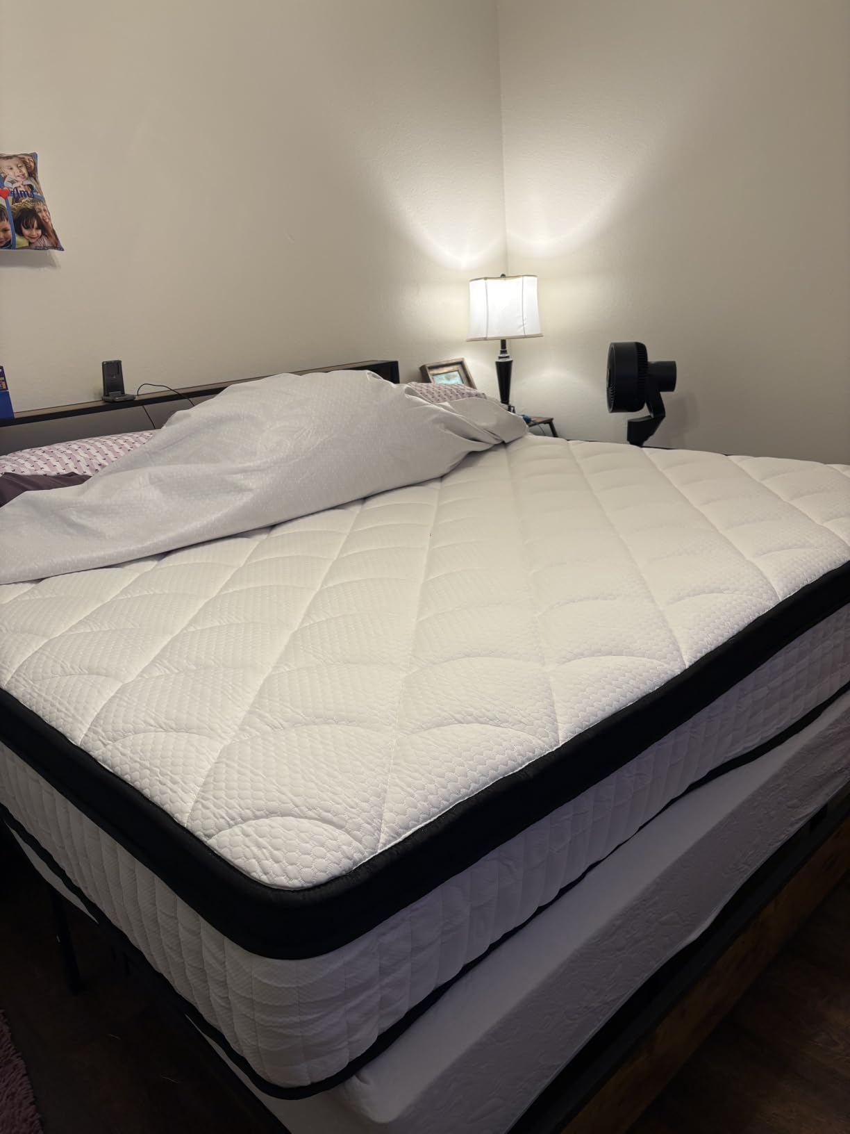 King Size Mattress,12 Inch King Mattress in a Box for Back Pain Relief, Upgrade Memory Foam and Pocket Coils Spring, Medium Firm, Excellent Motion Isolation, Edge Support, 80x76x12 customer photo 1