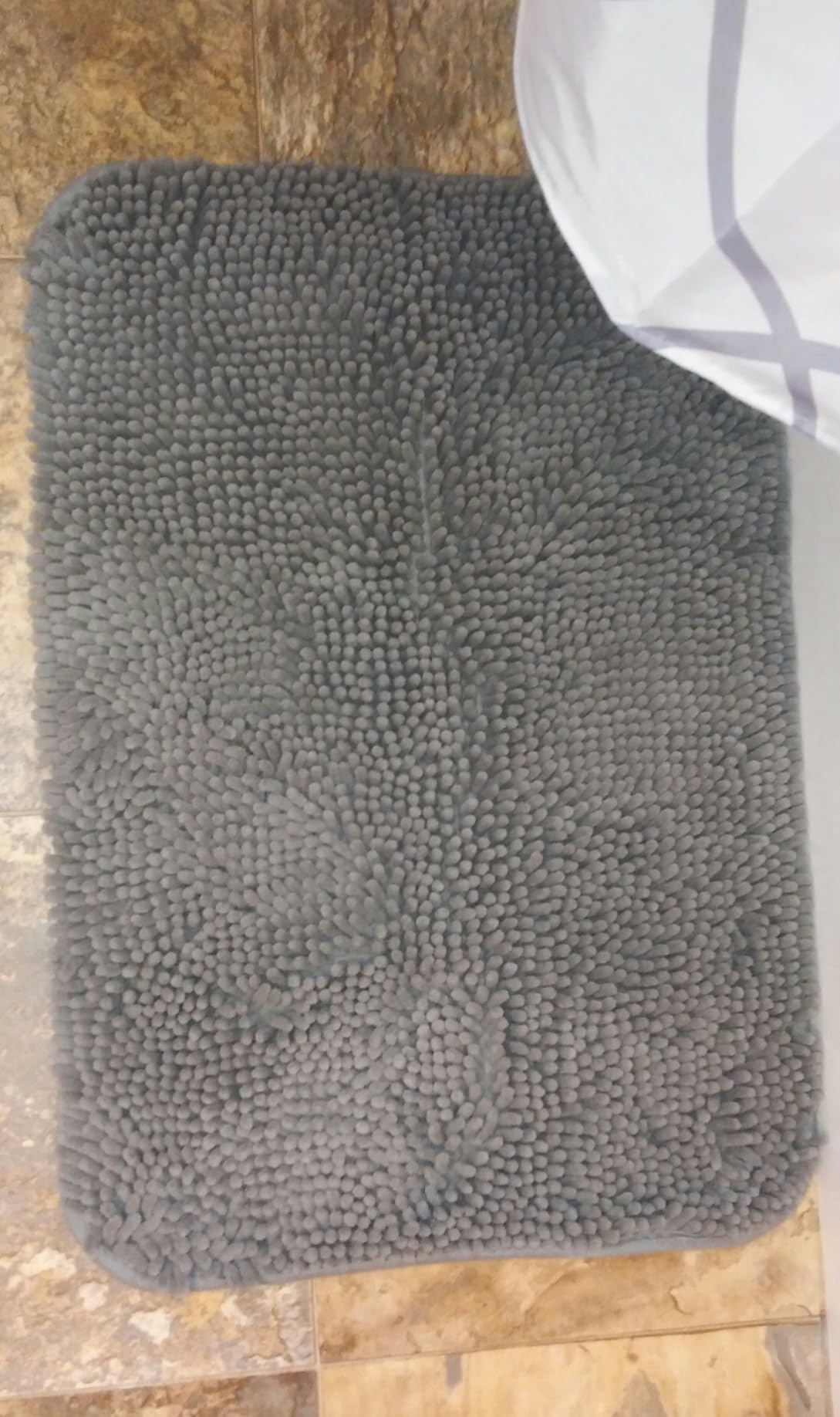 OLANLY Chenille Bathroom Rugs Sets 3 Piece, 30