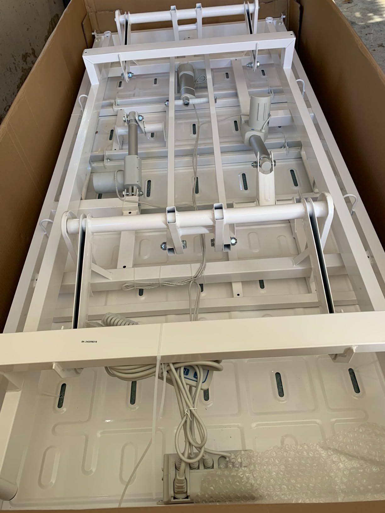 Real Relax Premium 3 Function Hospital Bed with Central Locking Casters | Full Electric Hospital Bed with 4” Foam Mattress, 5” Central Locking Casters, IV Pole, Height Adjustable, 530LBS Loading customer photo 2