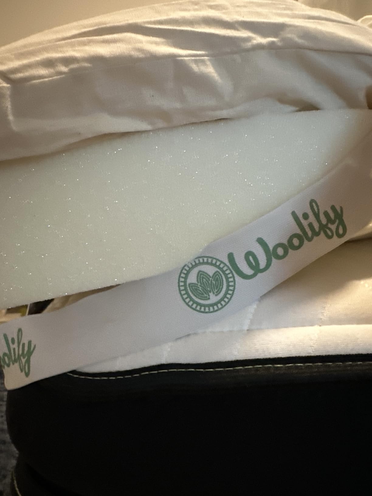 Woolify Organic Merino Wool Mattress Topper 1650 GSM - Pillow Top Mattress Pad, Handmade, Non-Toxic, Cooling and Hypoallergenic Wool Topper for Back Pain Relief (Queen) customer photo 2
