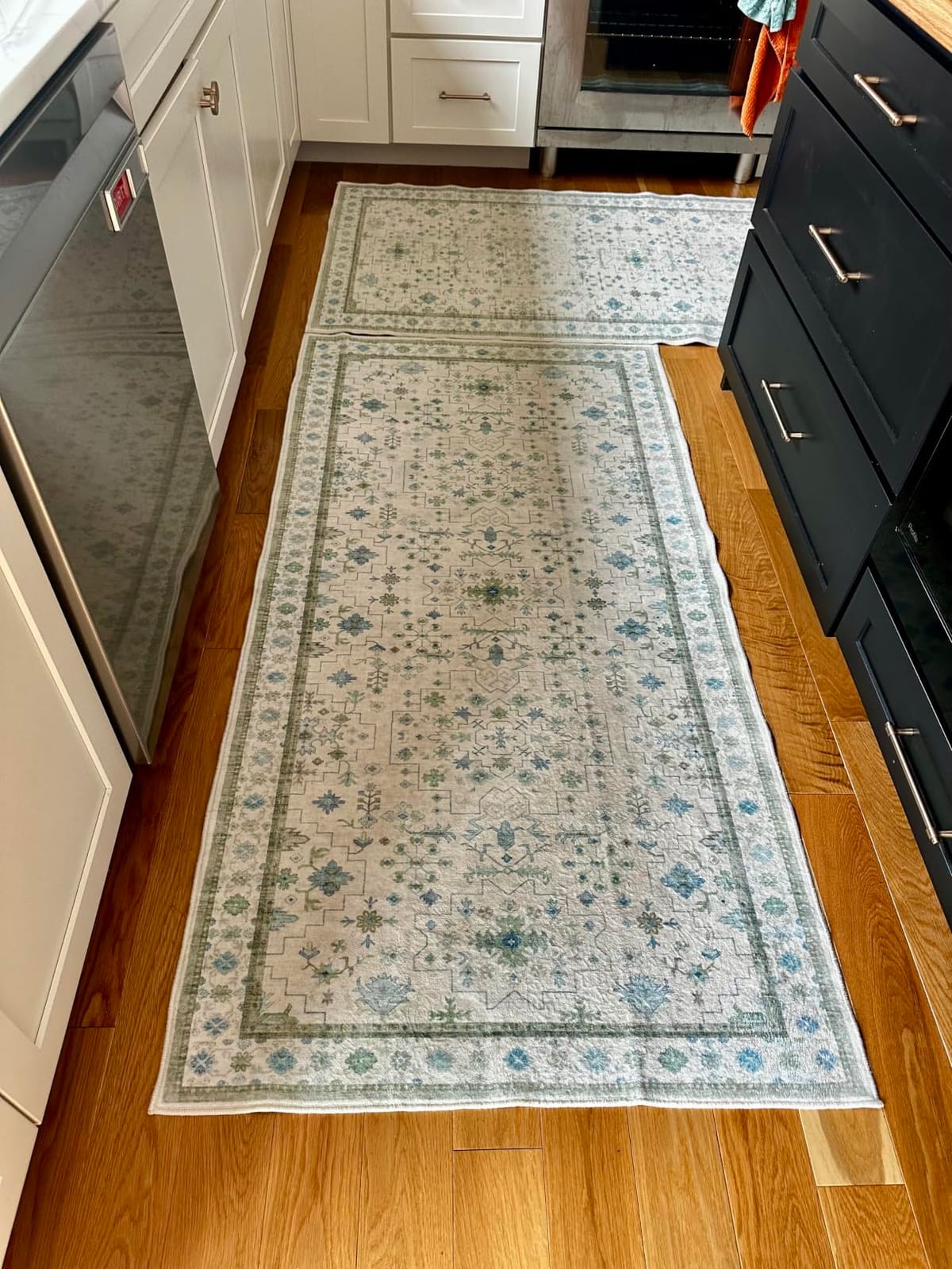Dark Washable Long Runners for Hallways, 2'6