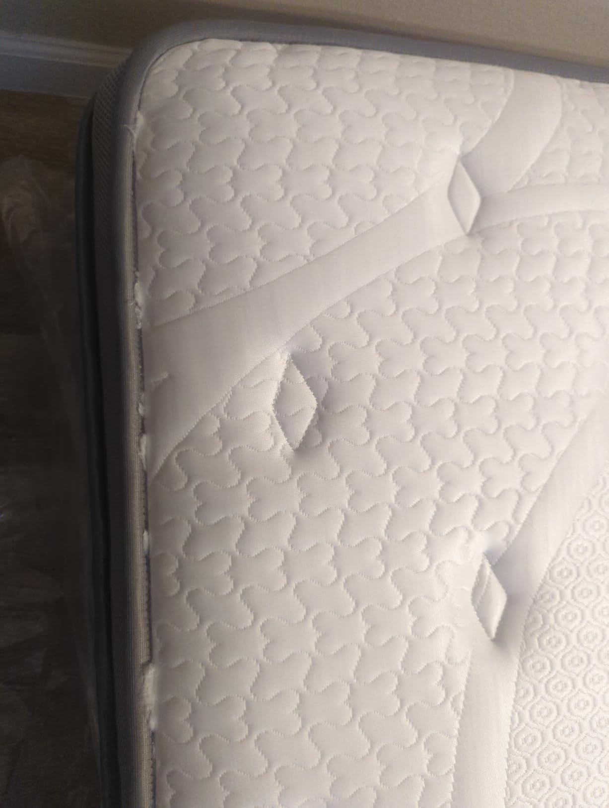 Sleep Firm Queen Mattress 12 Inches - Cooling Hybrid Single Mattresses with Extra Lumbar & Shoulder Support, Hotel Collection for Pain Relief - Fiberglass Free - 365 Night Trial customer photo 2