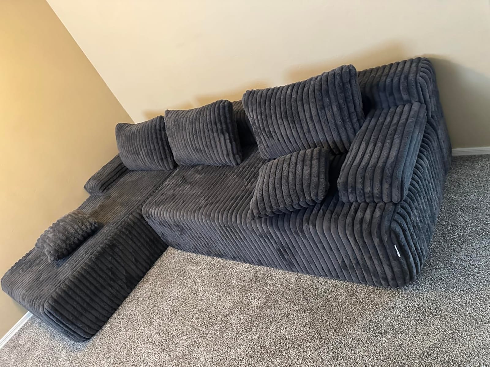 Hobestluk Boneless Couch Modular Sectional Sofa L-Shape Lounge Cloud Couch customer photo 1