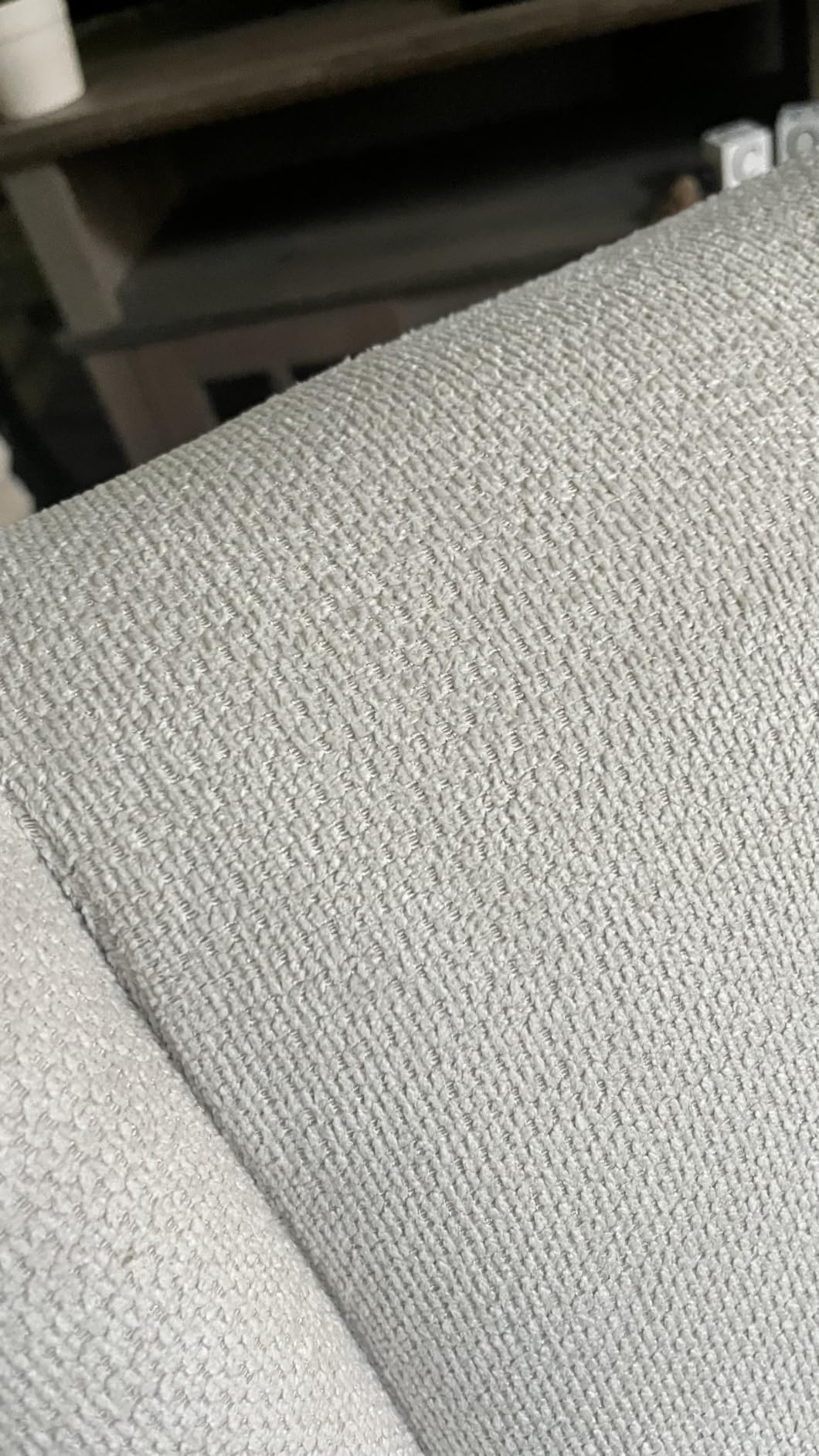 COLAMY Modern Wingback Living Room Chair Set of 2, Upholstered Fabric Accent Armchair, Single Sofa Chair with Lounge Seat and Wood Legs for Bedroom/Office/Reading Spaces, Beige customer photo 2