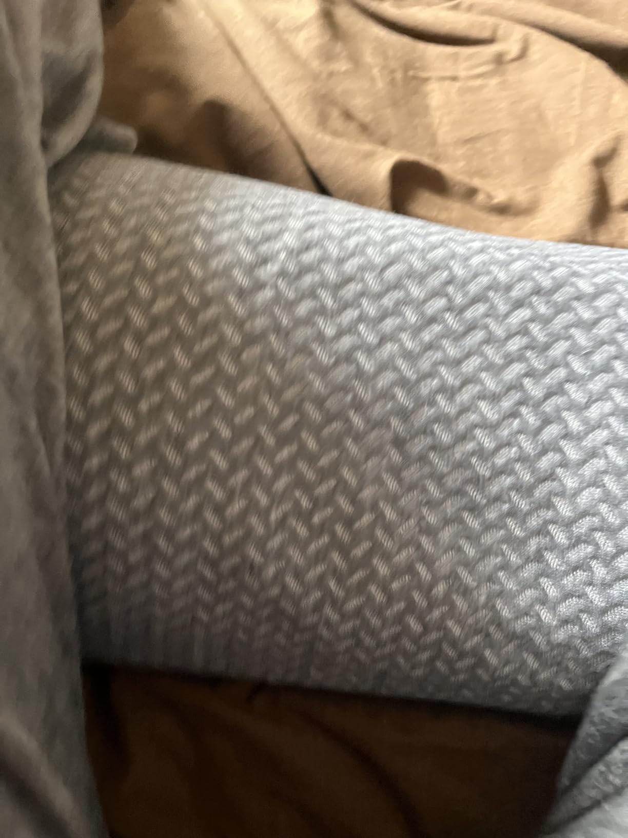 Knee Pillow for Back Sleeping Memory Foam Half Moon Bolster Pillow for Legs | Under Knee Support, Ankle & Foot Comfort Orthopedic Pillow for Side Sleepers (Grey, 20.4