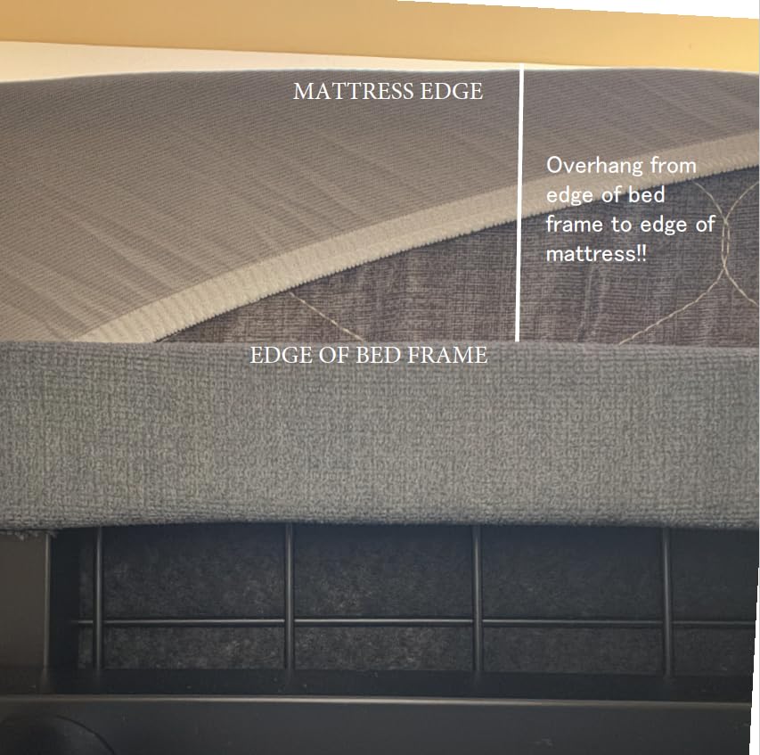 Twin XL Adjustable Bed Frame with Adjustable Legs, Electric Bed Base Frame with Wireless Remote, 3 Retainer Bars, Zero Gravity & Anti-Snore, Twin XL customer photo 2