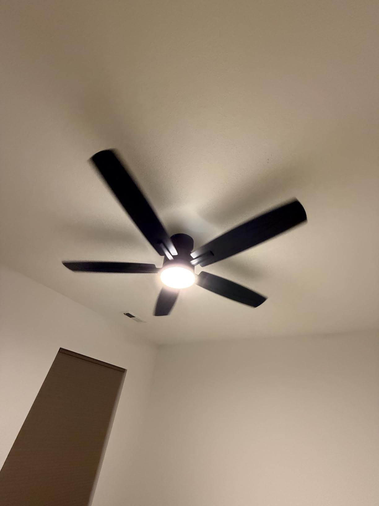 Ohniyou 52'' Low Profile Ceiling Fan with Lights, Remote/APP Control, Black customer photo 1