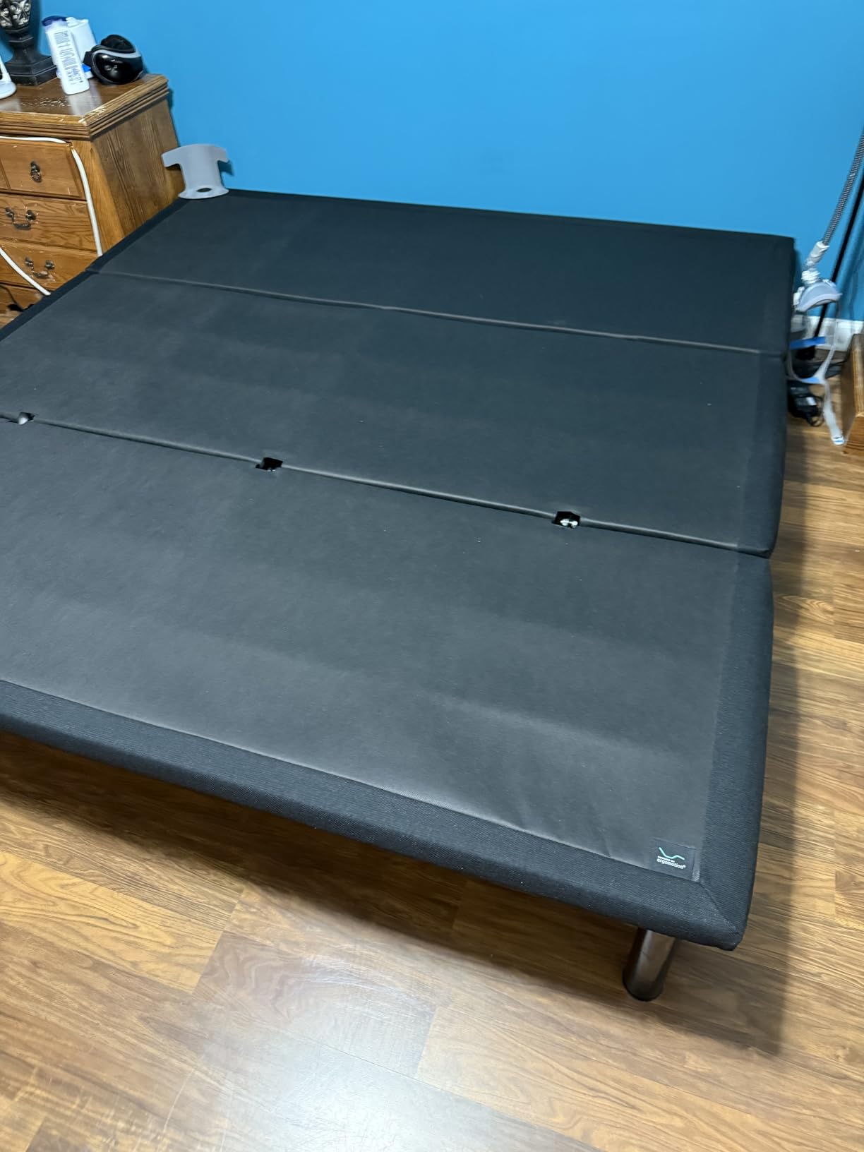 Adjustable Bed Frame King Size with Wireless Remote, Head Foot Incline, USB, Underbed Light - Heavy Duty Platform, Zero Gravity Bedframe customer photo 2