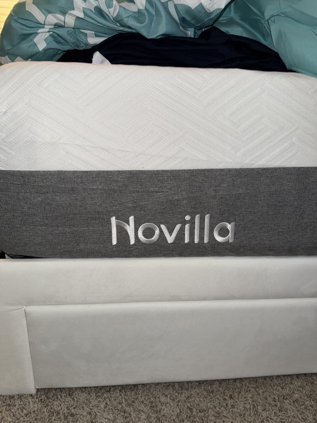 Novilla Bliss Mattress King Size, 14 Inch Gel King Memory Foam Mattress customer photo 2