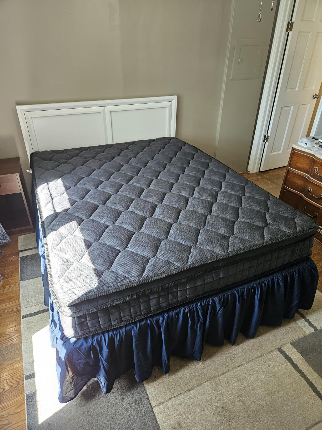 EVLWZL 12 Inch Full Size Mattress, Medium Firm Hybrid Full Mattresses, Memory Foam Mattress in a Box with Individually Wrapped Pocket Springs, Reinforced Edge Support,Pressure Relief,Motion Isolation customer photo 2