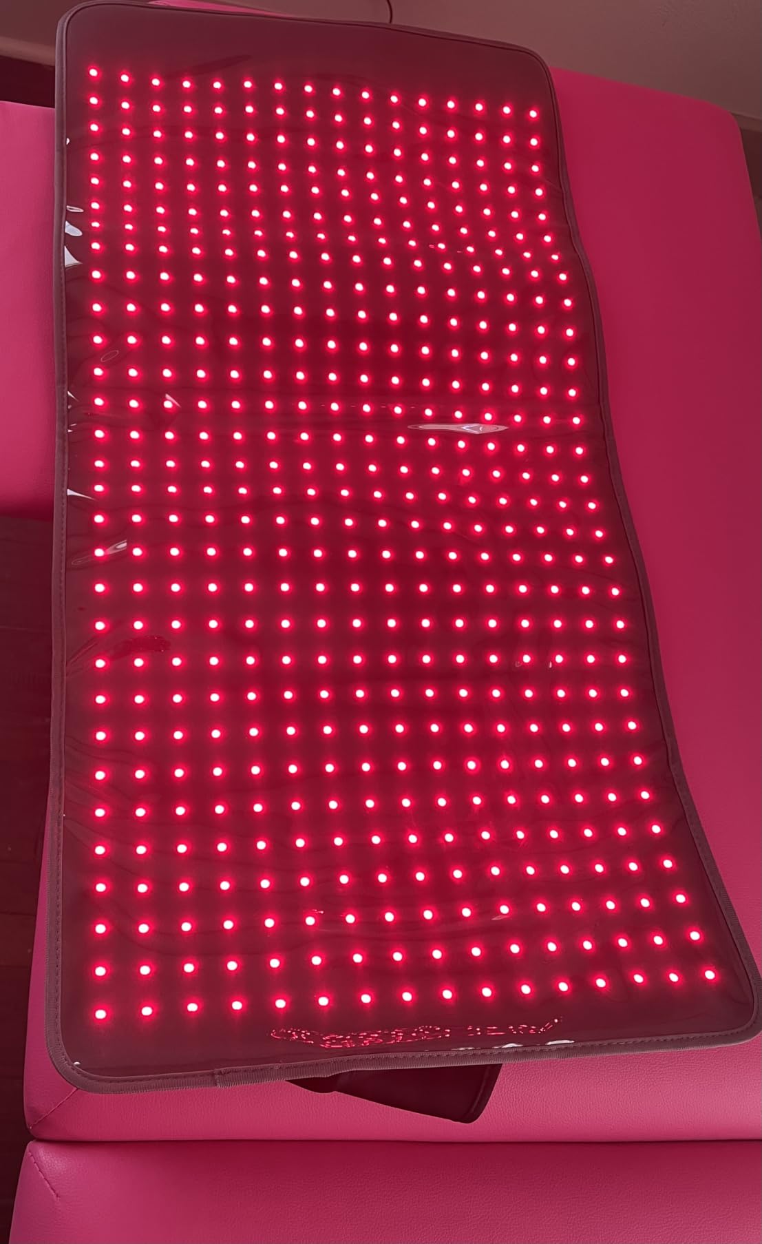 Comfytemp Red Light Therapy Mat for Body, 33'' x 17'', 660nm & 850nm | Flexible Near Infrared Light Therapy Pad, Wearable Light Blanket with Timer, for Back Belly Knee Joint Muscle, Home Use customer photo 1