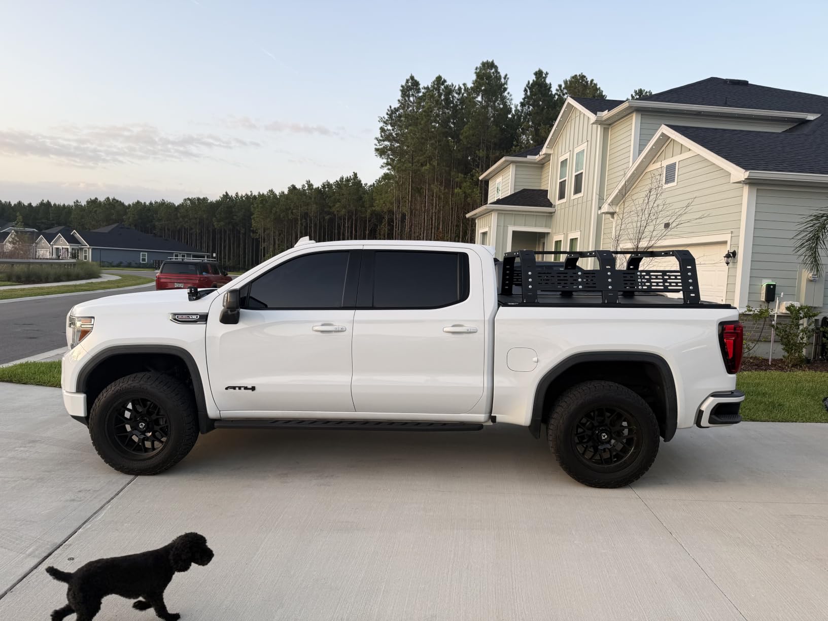 VEVOR Overland Truck Bed Rack, 14.4-17.3 in Height, Adjustable Bed Cargo Rack with Security LED Light, Compatible with Ram 1500/Tundra/Silverado 1500/F150/Gladiator JT/Colorado/Canyon/Ranger/Maverick customer photo 1