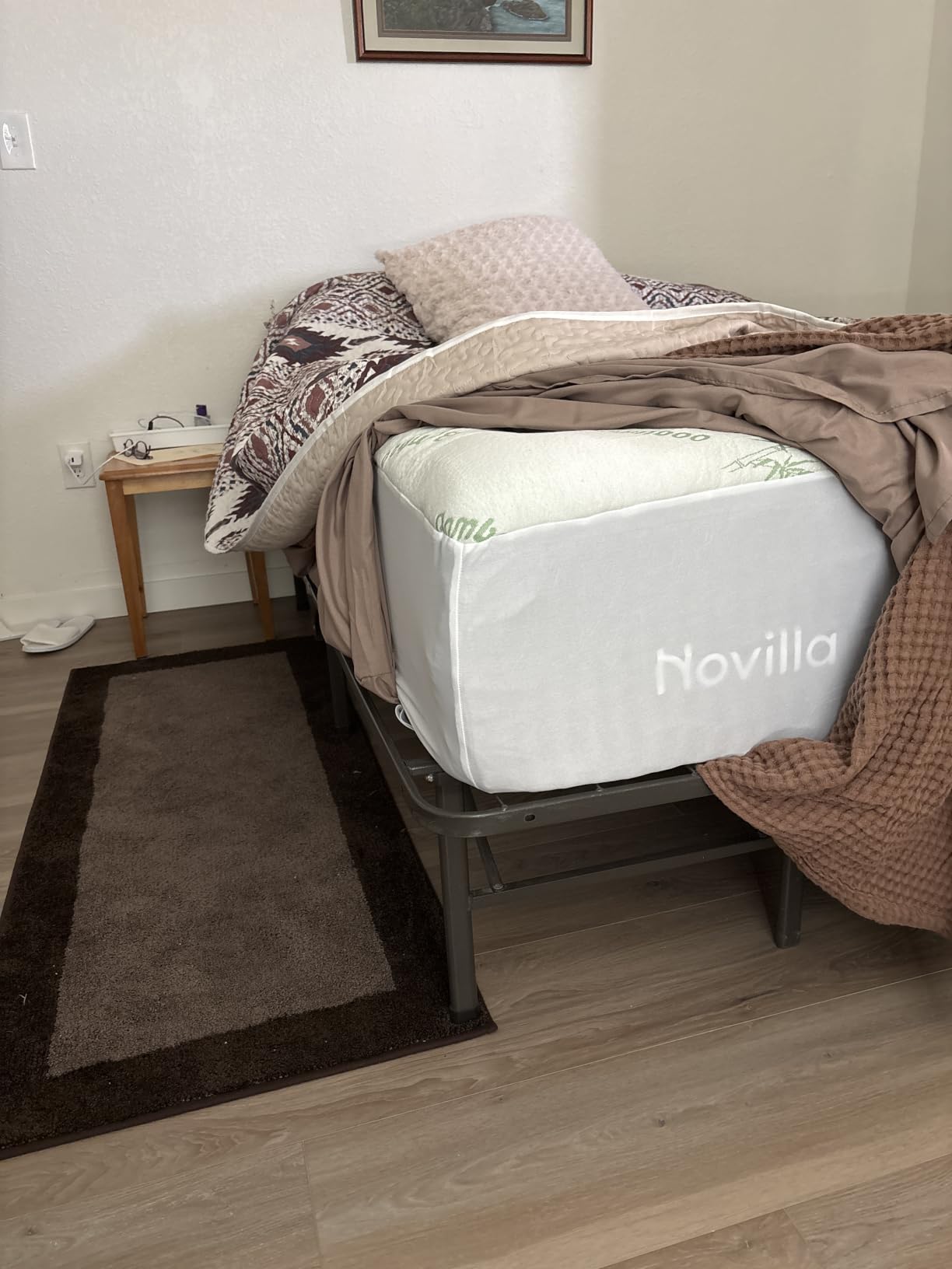 Novilla 14 inch King Size Mattress, Cooling Memory Foam Mattress King customer photo 2