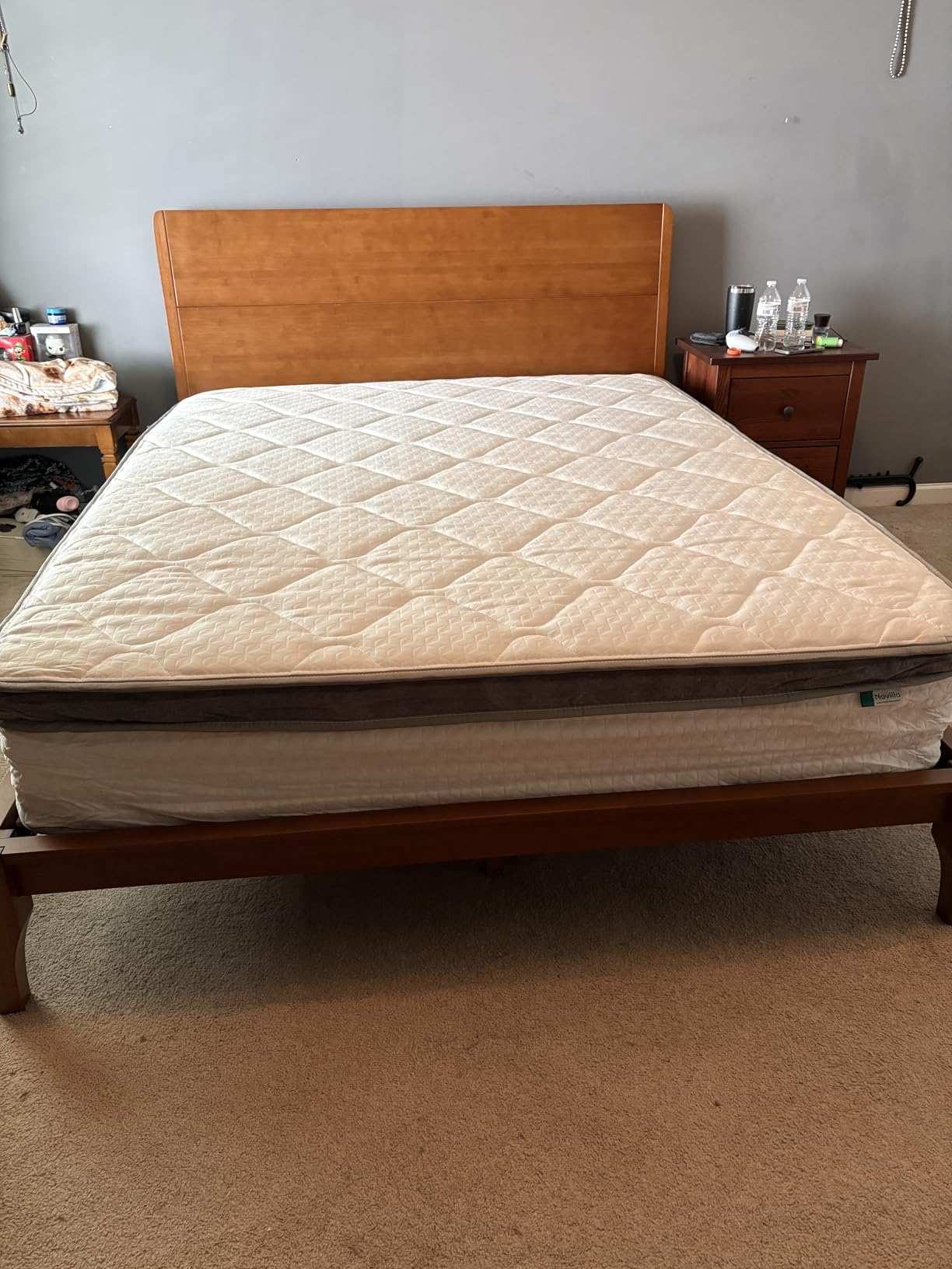 Novilla Full Size Mattress, 12 Inch Hybrid Mattress in a Box, Comfort Sleep|Pocket Innerspring for Motion Isolation, Supportive & Pressure Relief, CertiPUR-US Certified, Guest & Dorm customer photo 1