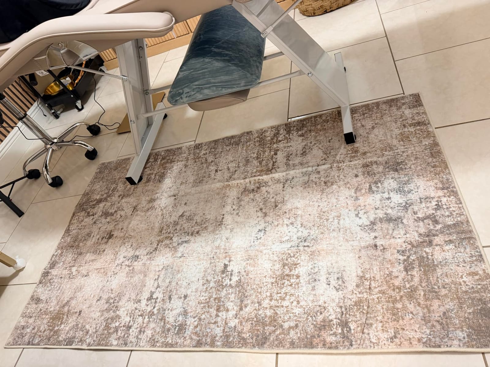 5x7 Area Rug Living Room: Modern Washable Indoor Soft Carpet Blue customer photo 2
