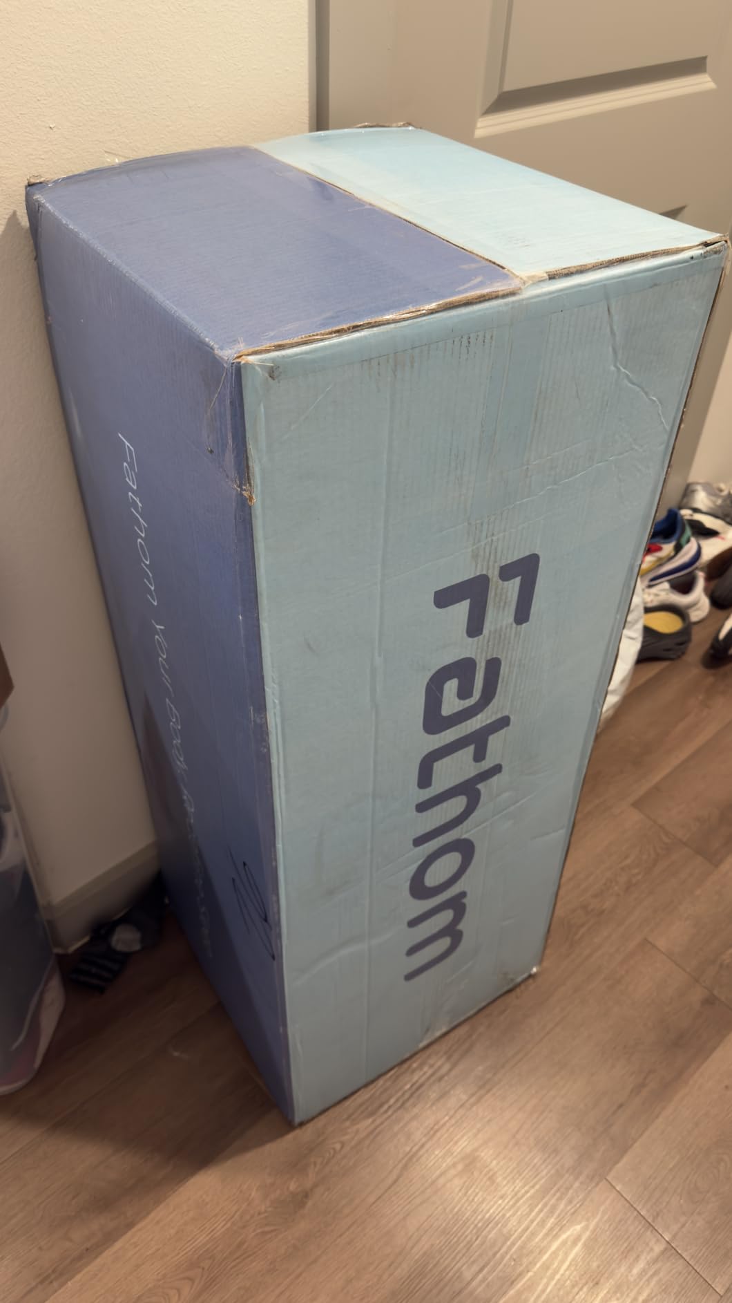 FATHOM Medium Queen Mattress 12 Inch Memory Foam Mattress Queen Size Bed in a Box for Back Pain Relief and Cool Sleep with Gel Foam and Removeable Fiberglass Free Cover, CertiPUR-US Certified customer photo 2