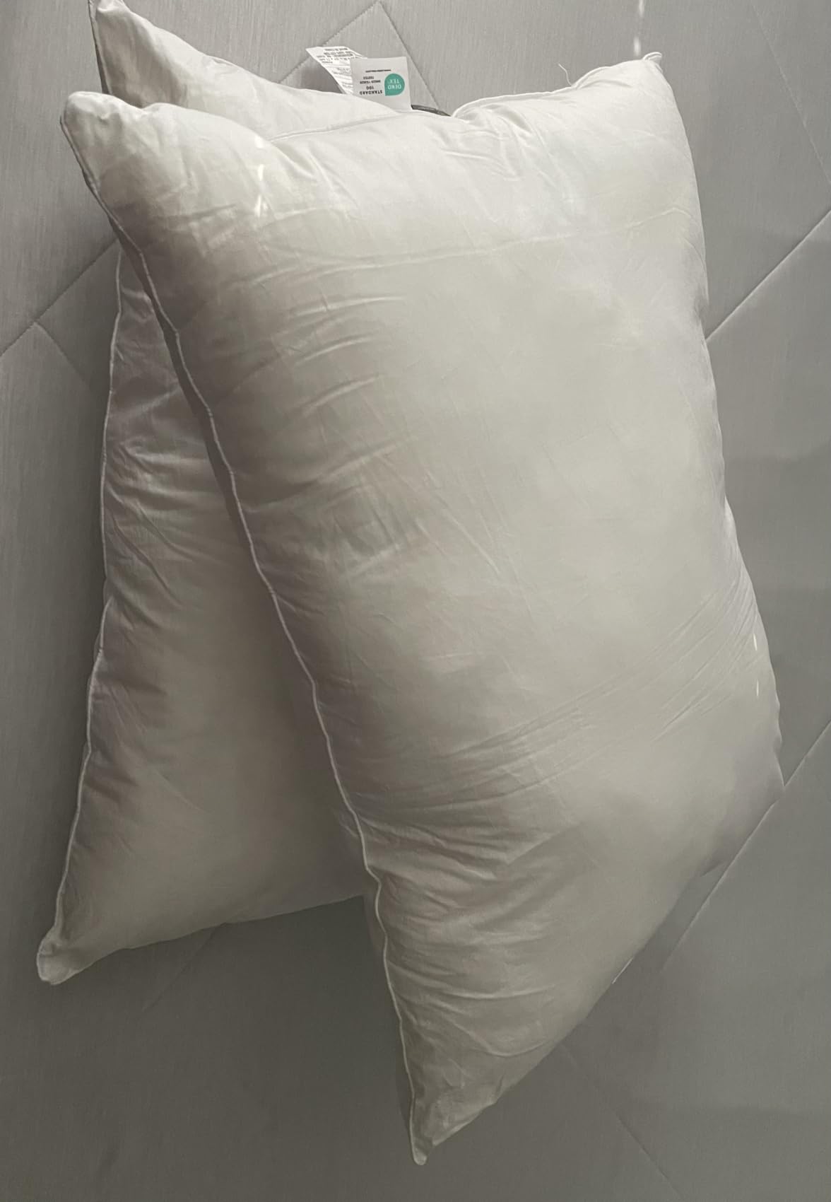 Farm To Home 100% Organic Cotton Cover Bed Pillows King Size Set of 2 customer photo 2