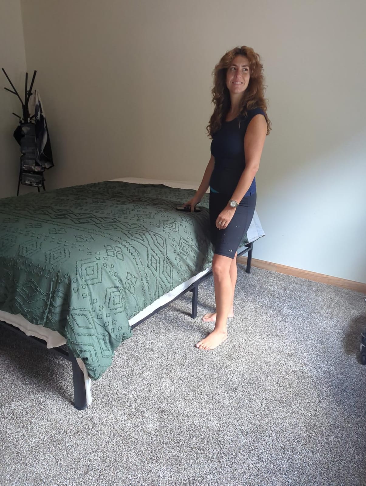 NKZ Queen Size Metal Platform Bed Frame, 24 Inch Dual-Layer Heavy Duty Base customer photo 1